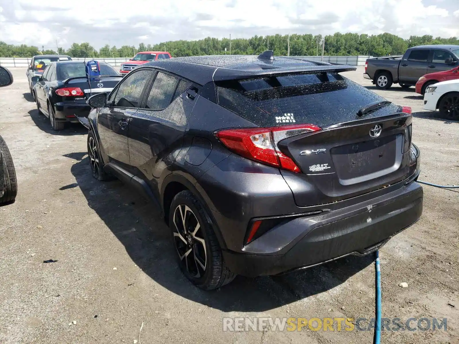 3 Фотография поврежденного автомобиля JTNKHMBX9K1024647 TOYOTA C-HR 2019