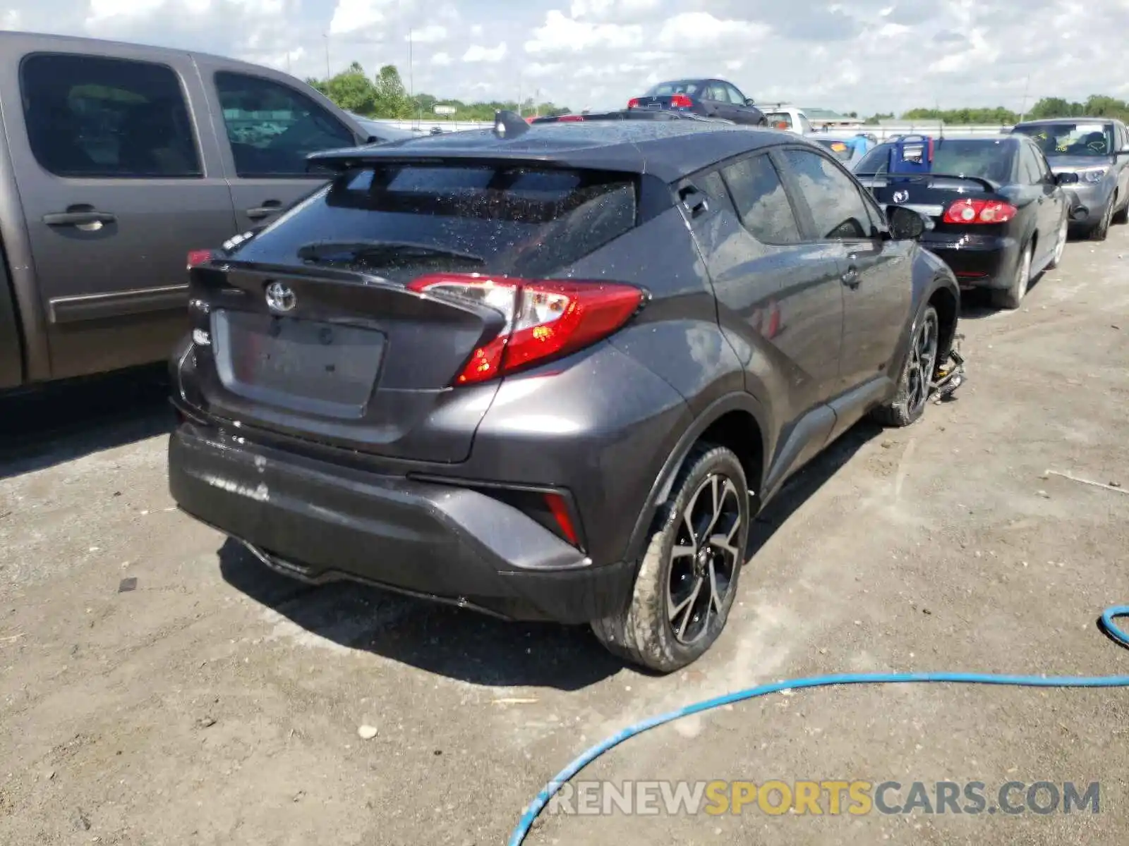 4 Photograph of a damaged car JTNKHMBX9K1024647 TOYOTA C-HR 2019