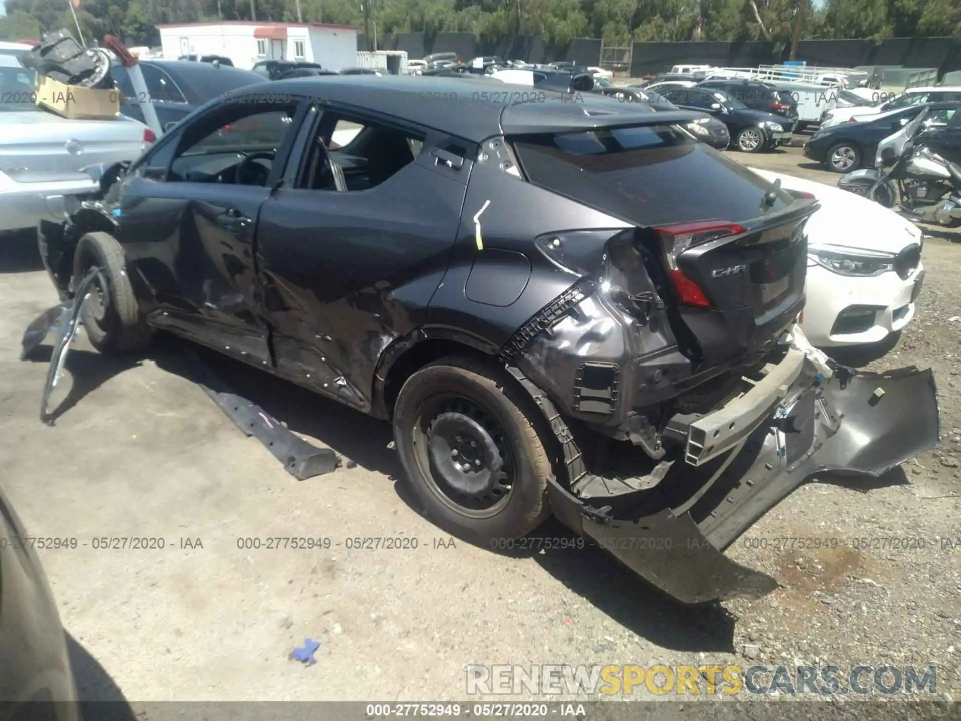 3 Фотография поврежденного автомобиля JTNKHMBX9K1025247 TOYOTA C-HR 2019