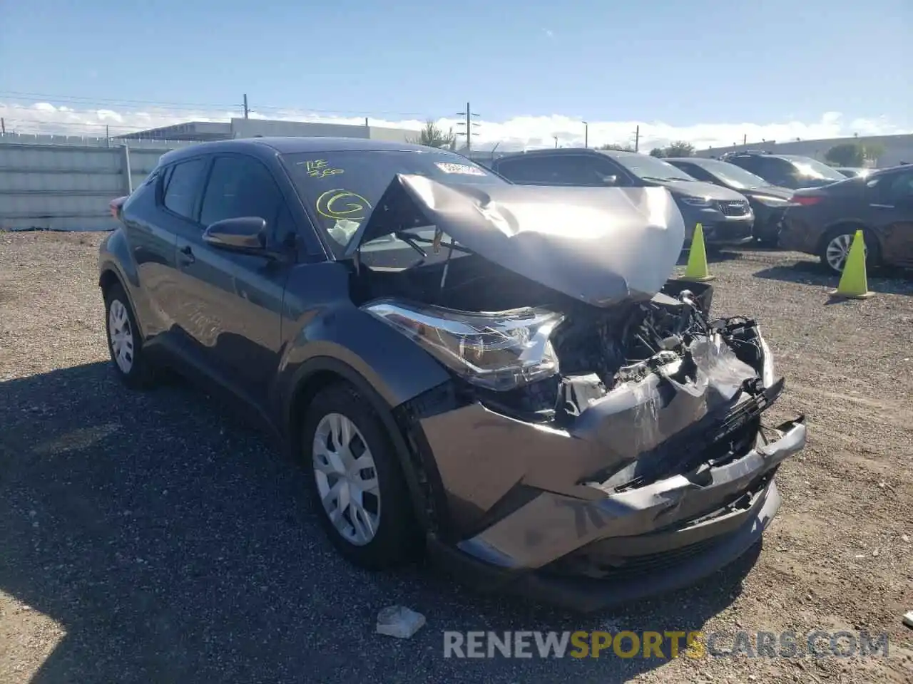 1 Photograph of a damaged car JTNKHMBX9K1026897 TOYOTA C-HR 2019