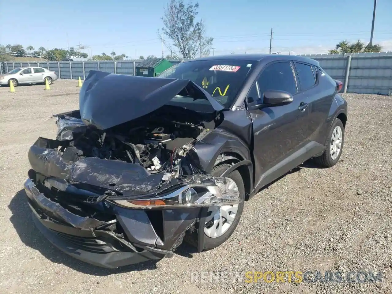 2 Photograph of a damaged car JTNKHMBX9K1026897 TOYOTA C-HR 2019