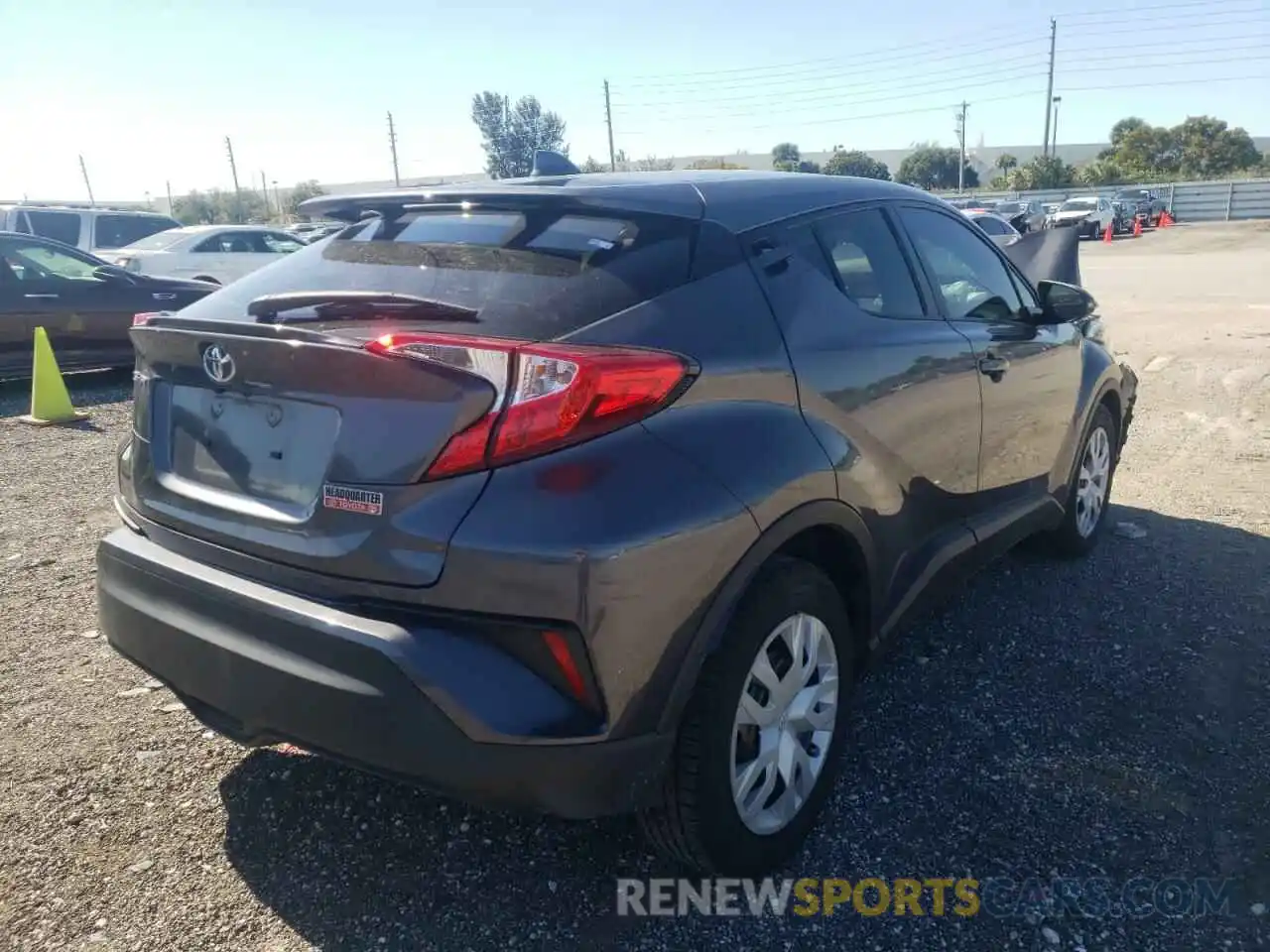 4 Photograph of a damaged car JTNKHMBX9K1026897 TOYOTA C-HR 2019