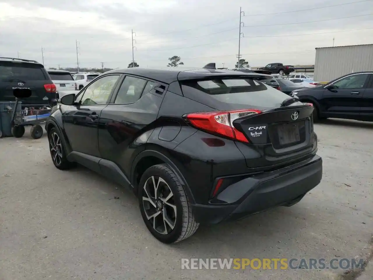 3 Photograph of a damaged car JTNKHMBX9K1026933 TOYOTA C-HR 2019