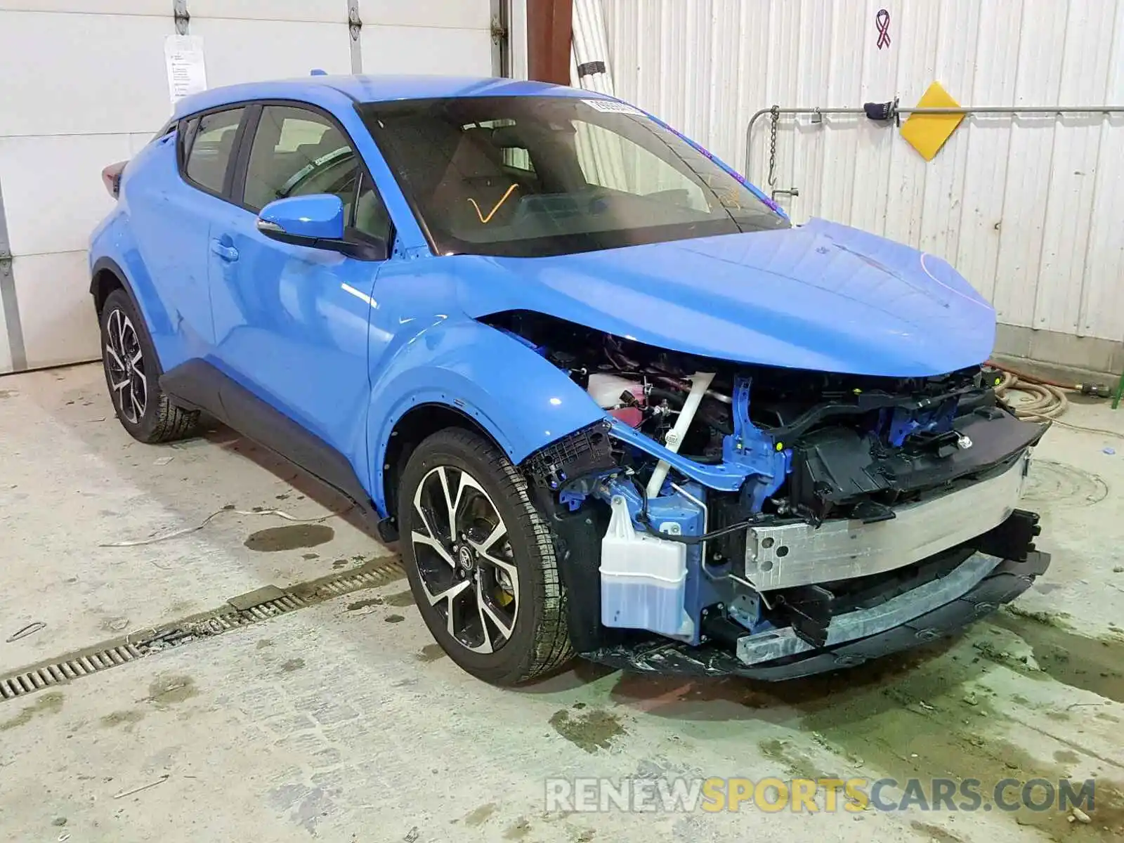 1 Photograph of a damaged car JTNKHMBX9K1027824 TOYOTA C-HR 2019