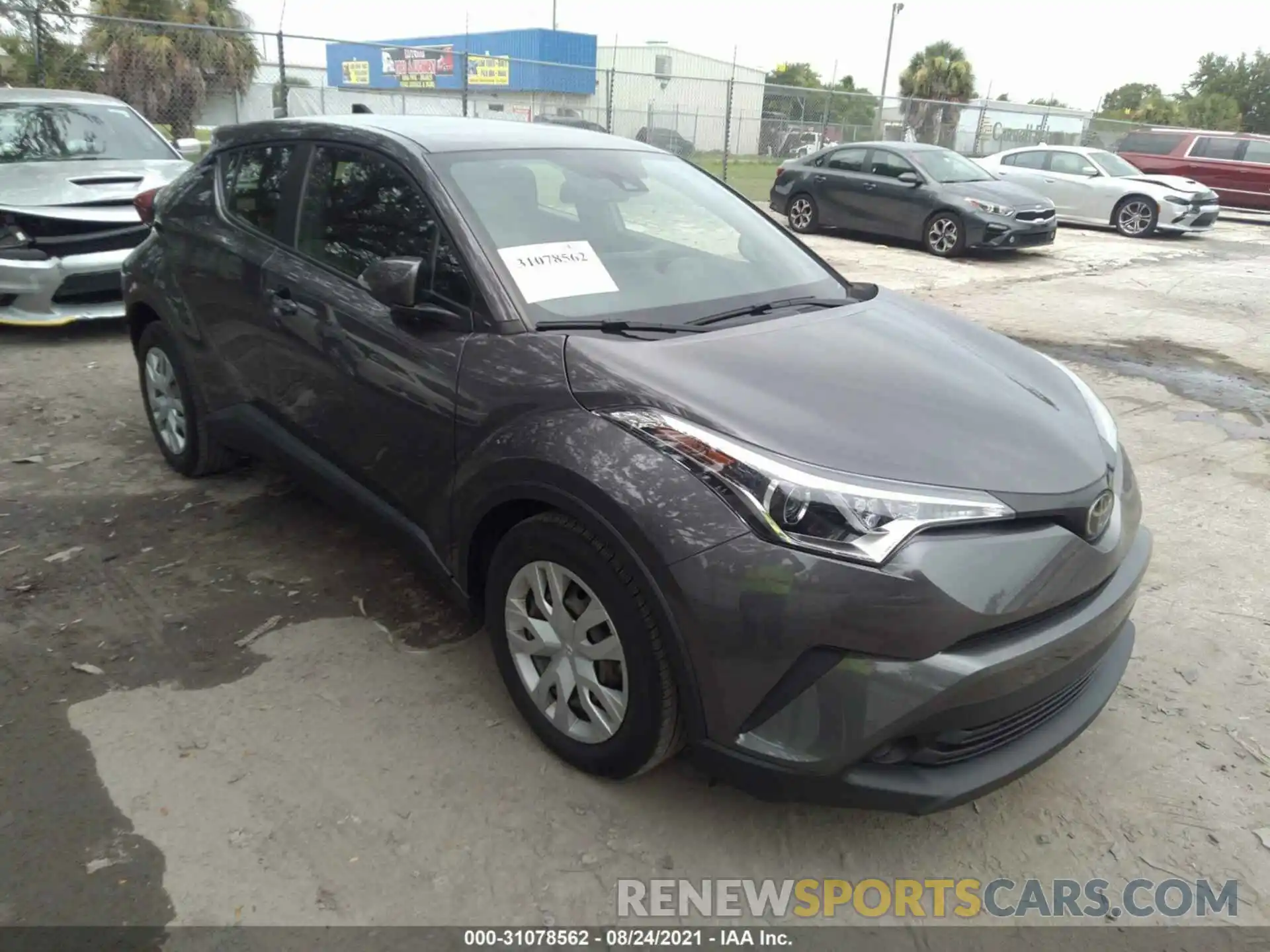 1 Photograph of a damaged car JTNKHMBX9K1027953 TOYOTA C-HR 2019