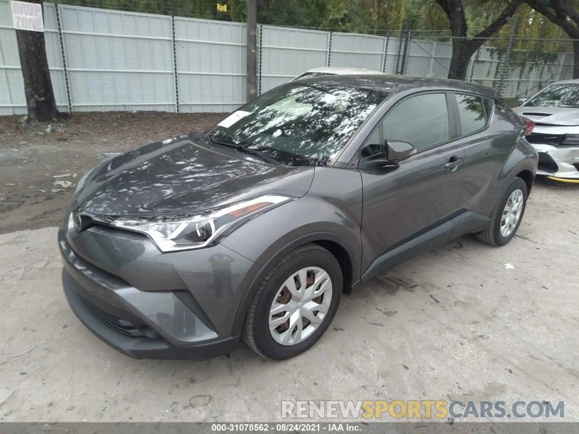 2 Photograph of a damaged car JTNKHMBX9K1027953 TOYOTA C-HR 2019