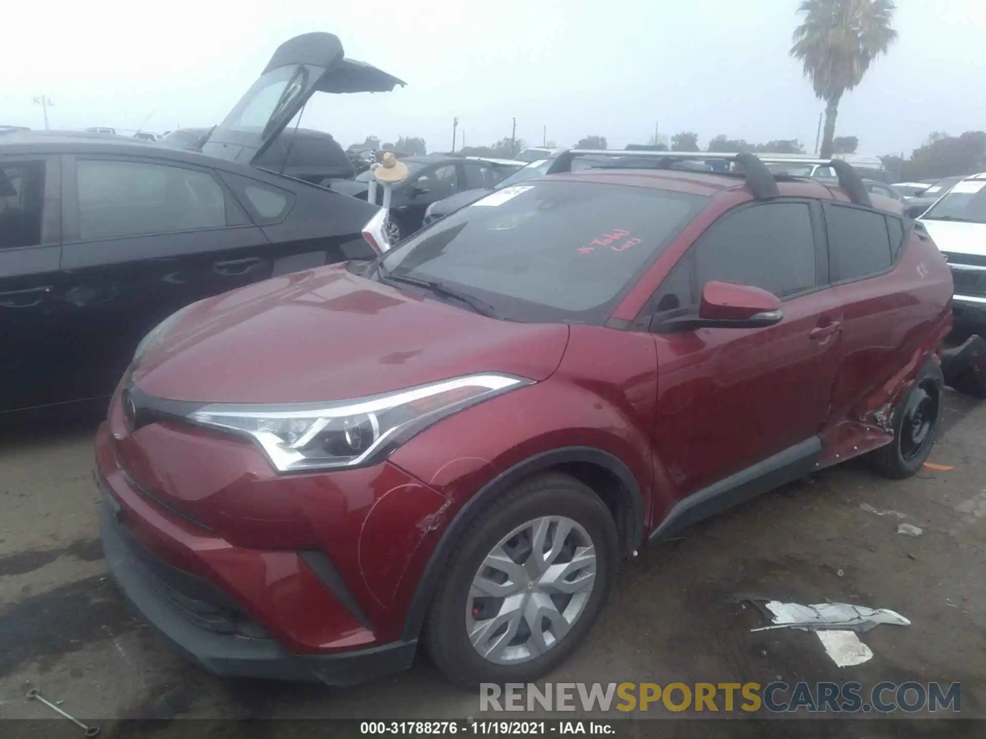 2 Photograph of a damaged car JTNKHMBX9K1028116 TOYOTA C-HR 2019