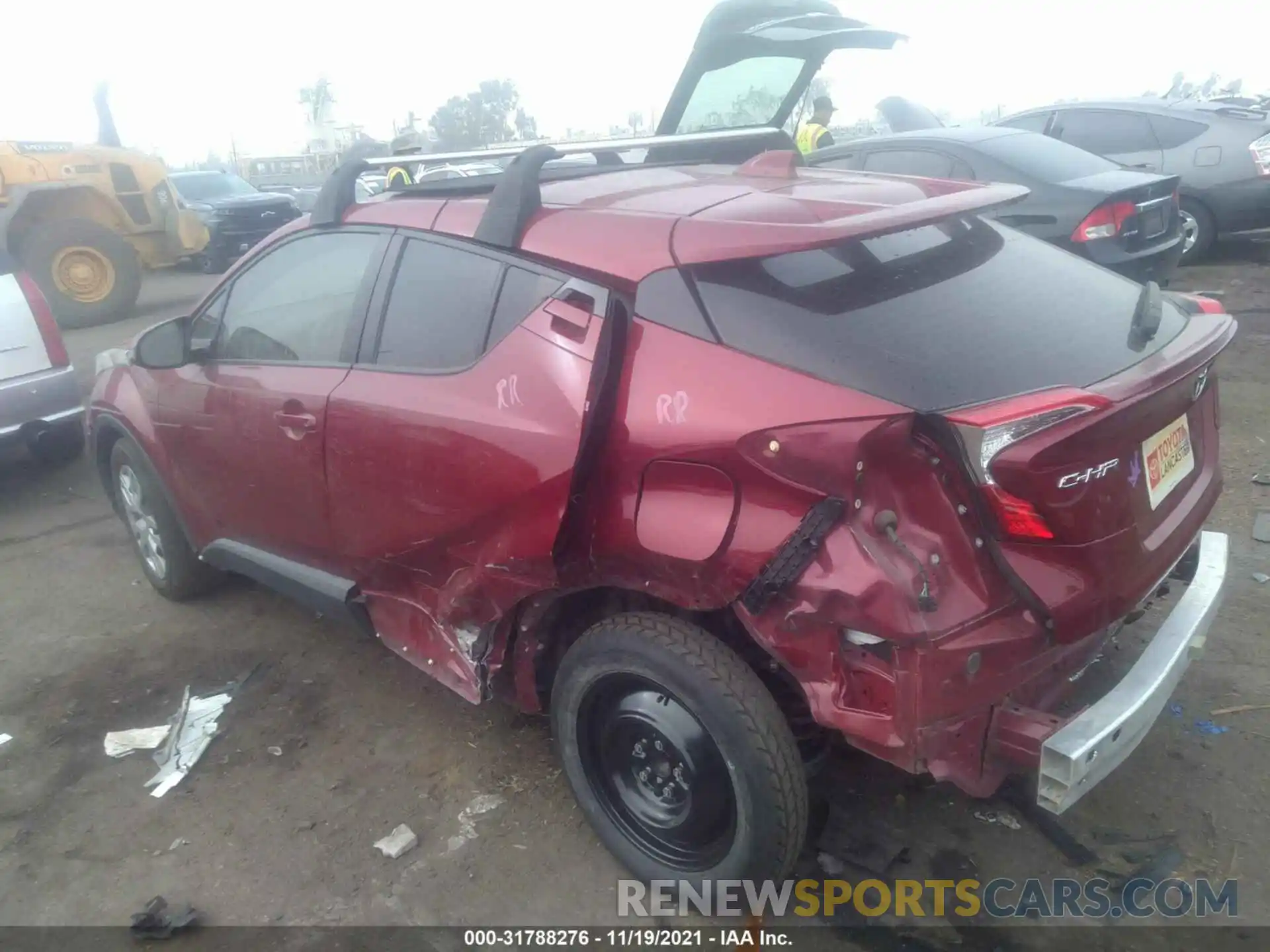 3 Photograph of a damaged car JTNKHMBX9K1028116 TOYOTA C-HR 2019