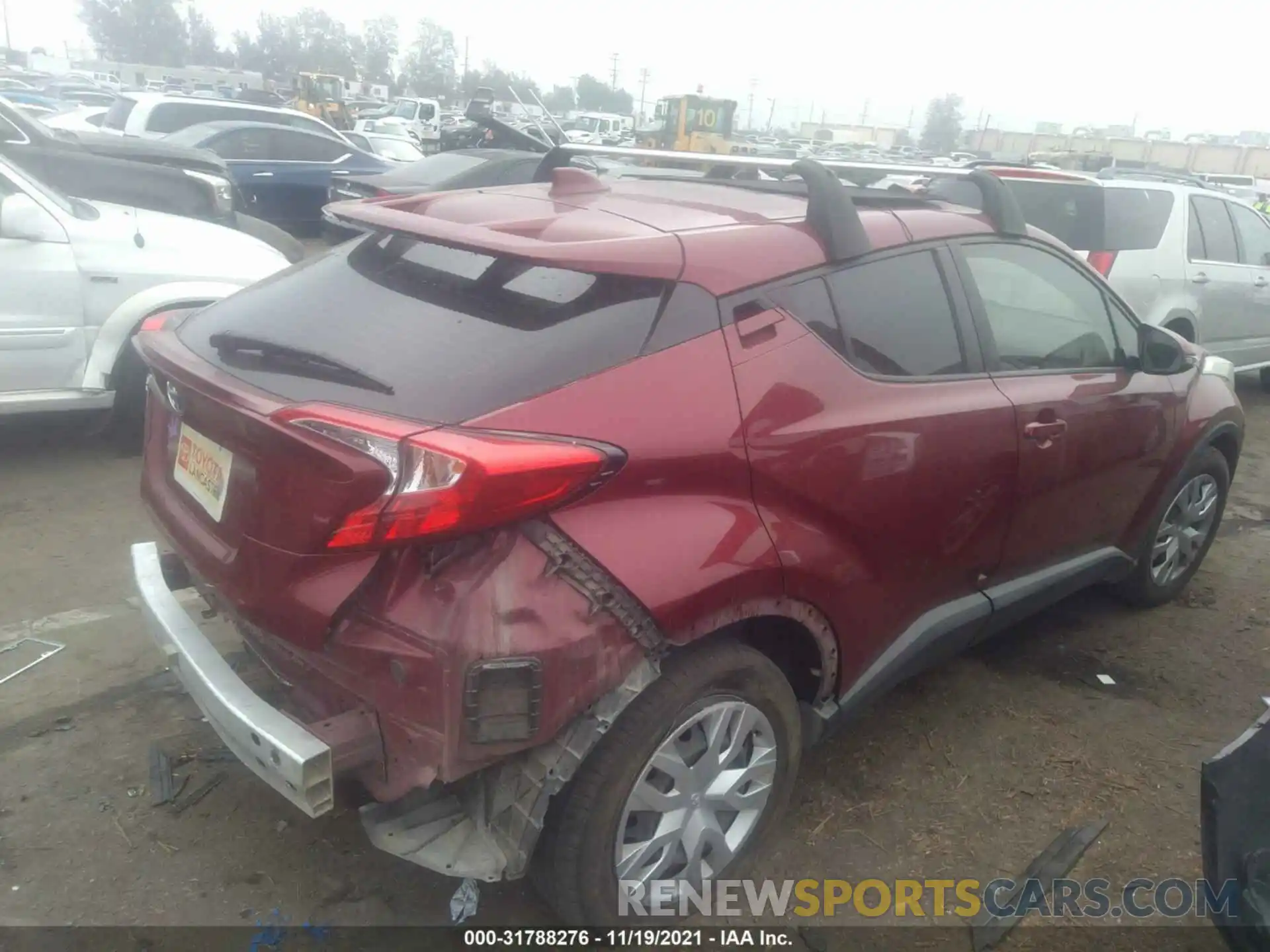 4 Photograph of a damaged car JTNKHMBX9K1028116 TOYOTA C-HR 2019