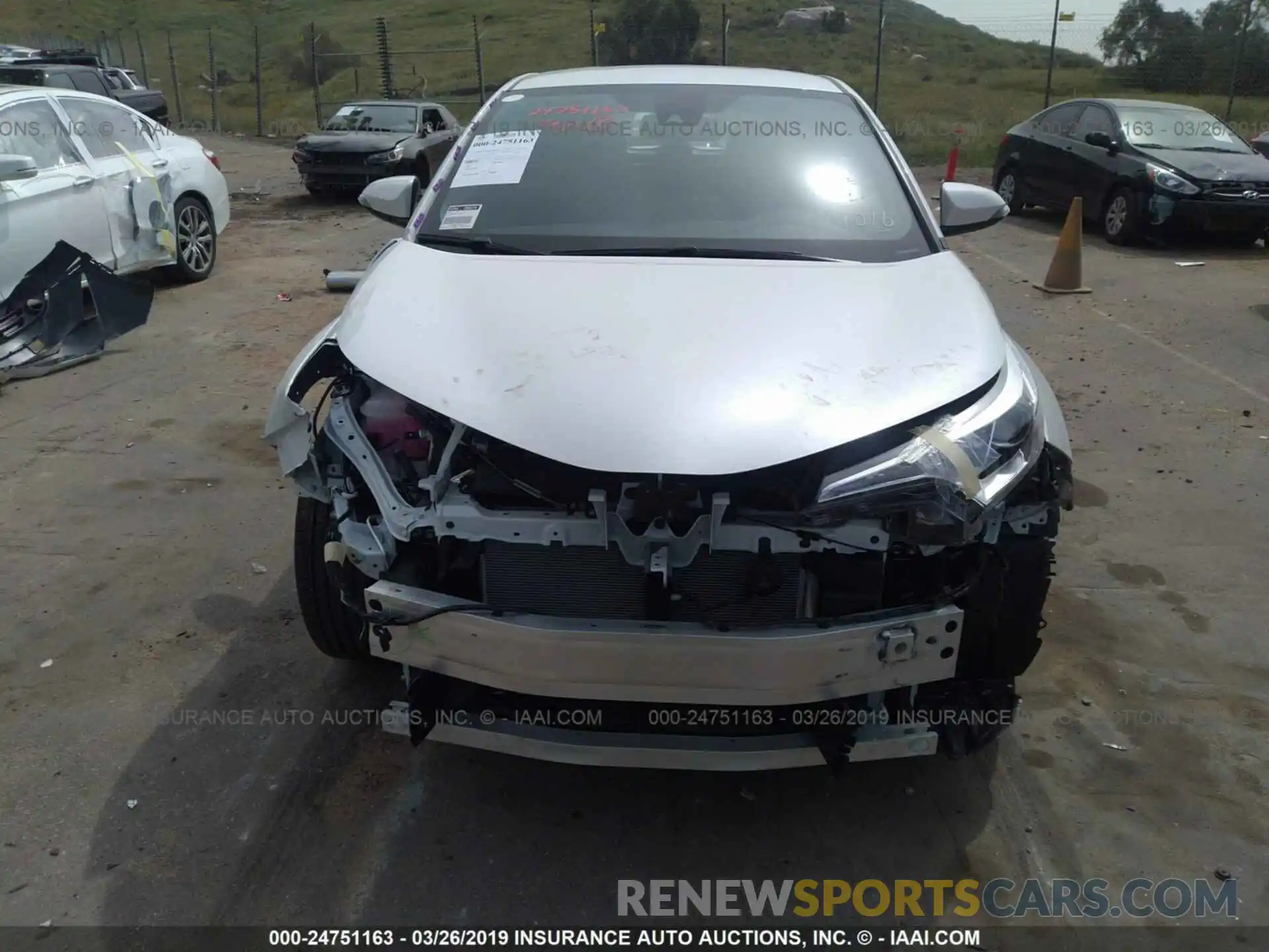 6 Photograph of a damaged car JTNKHMBX9K1032795 TOYOTA C-HR 2019