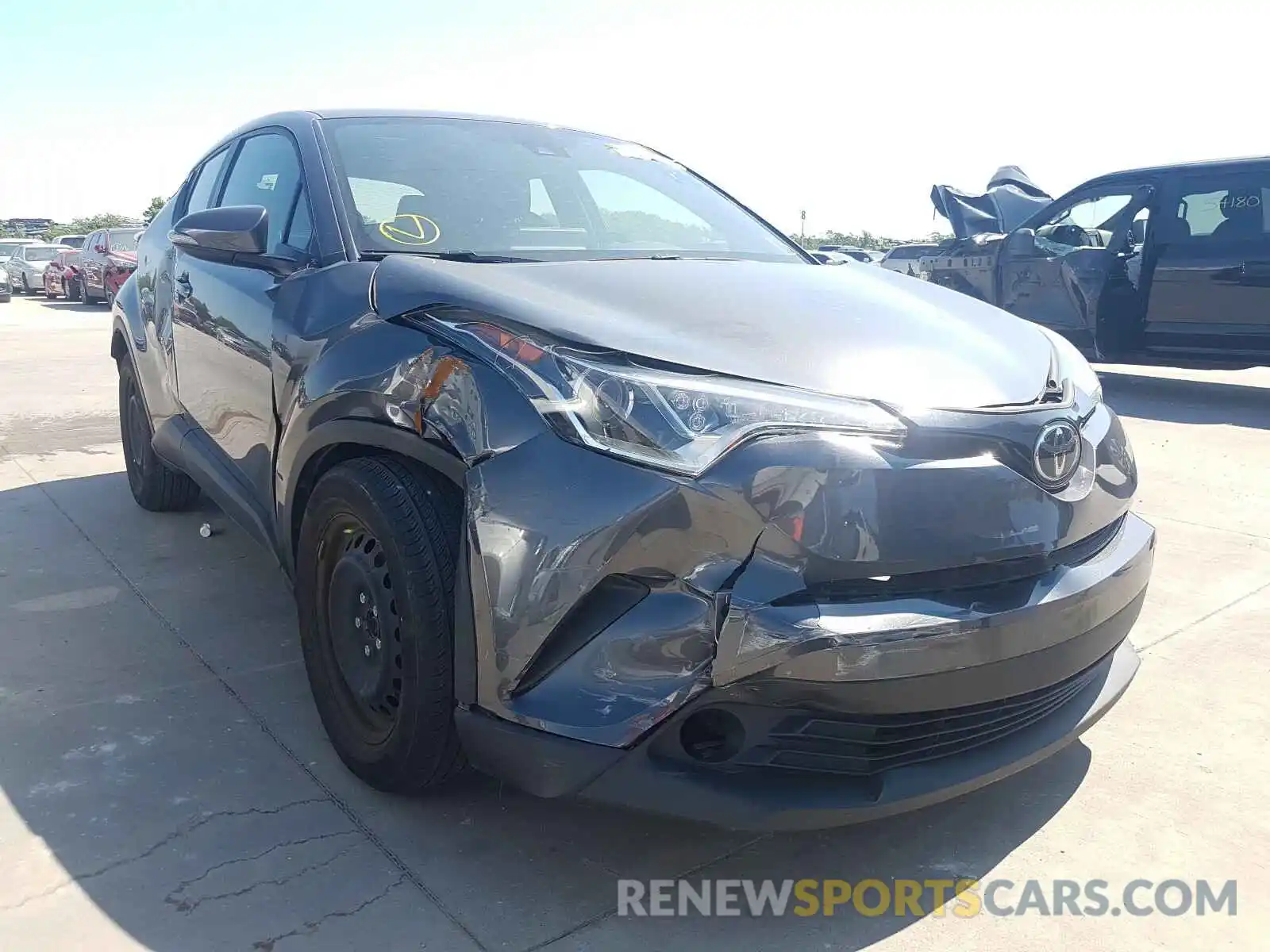 1 Photograph of a damaged car JTNKHMBX9K1033056 TOYOTA C-HR 2019