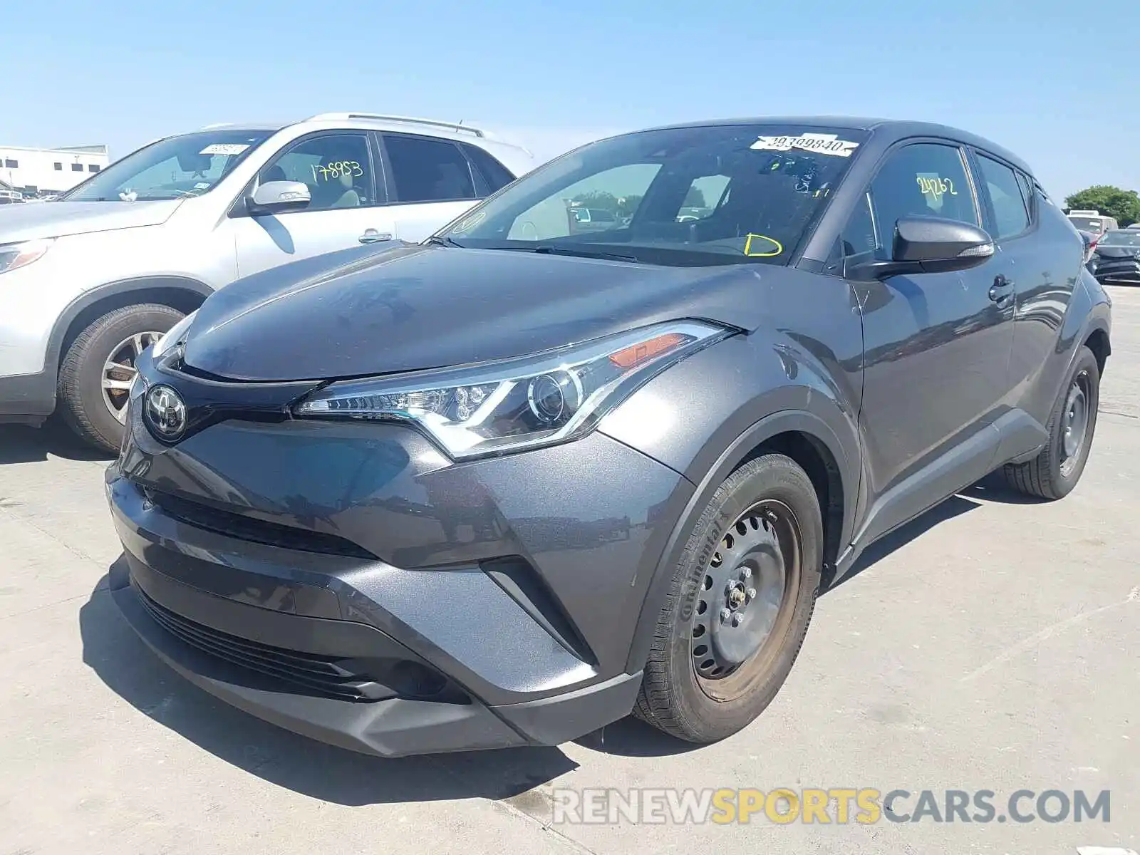 2 Photograph of a damaged car JTNKHMBX9K1033056 TOYOTA C-HR 2019