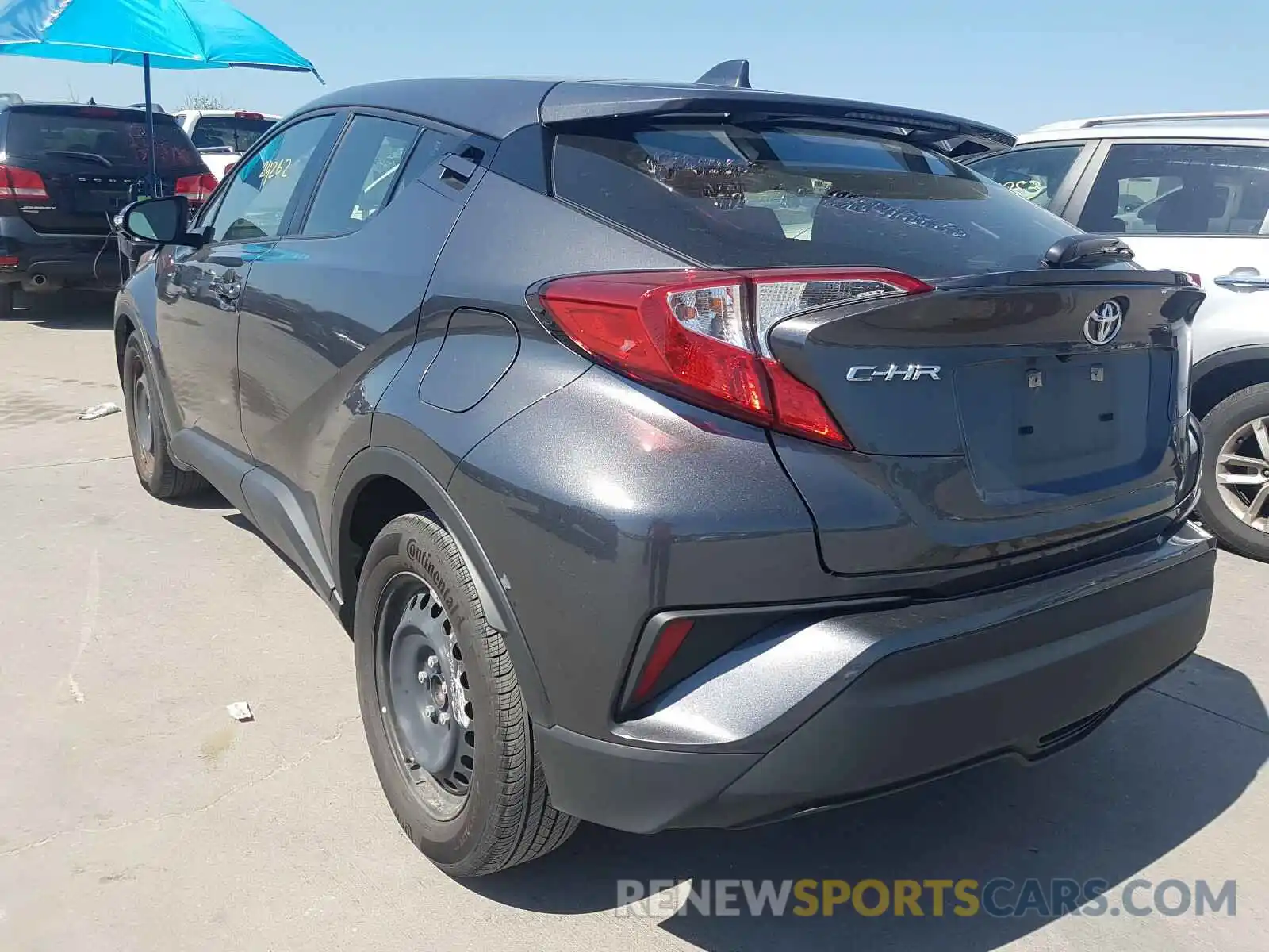 3 Photograph of a damaged car JTNKHMBX9K1033056 TOYOTA C-HR 2019