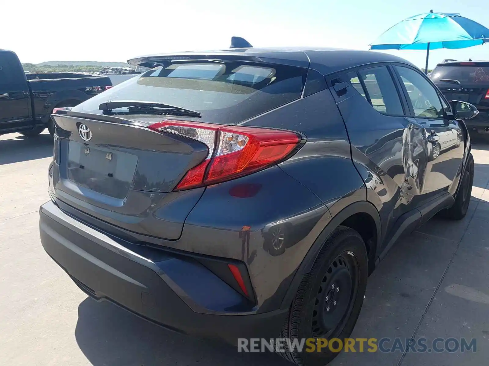 4 Photograph of a damaged car JTNKHMBX9K1033056 TOYOTA C-HR 2019