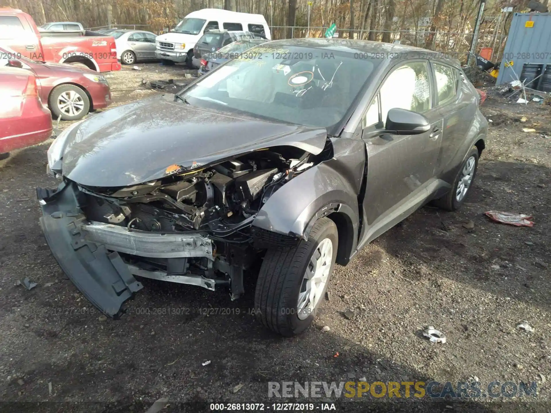 2 Photograph of a damaged car JTNKHMBX9K1033106 TOYOTA C-HR 2019