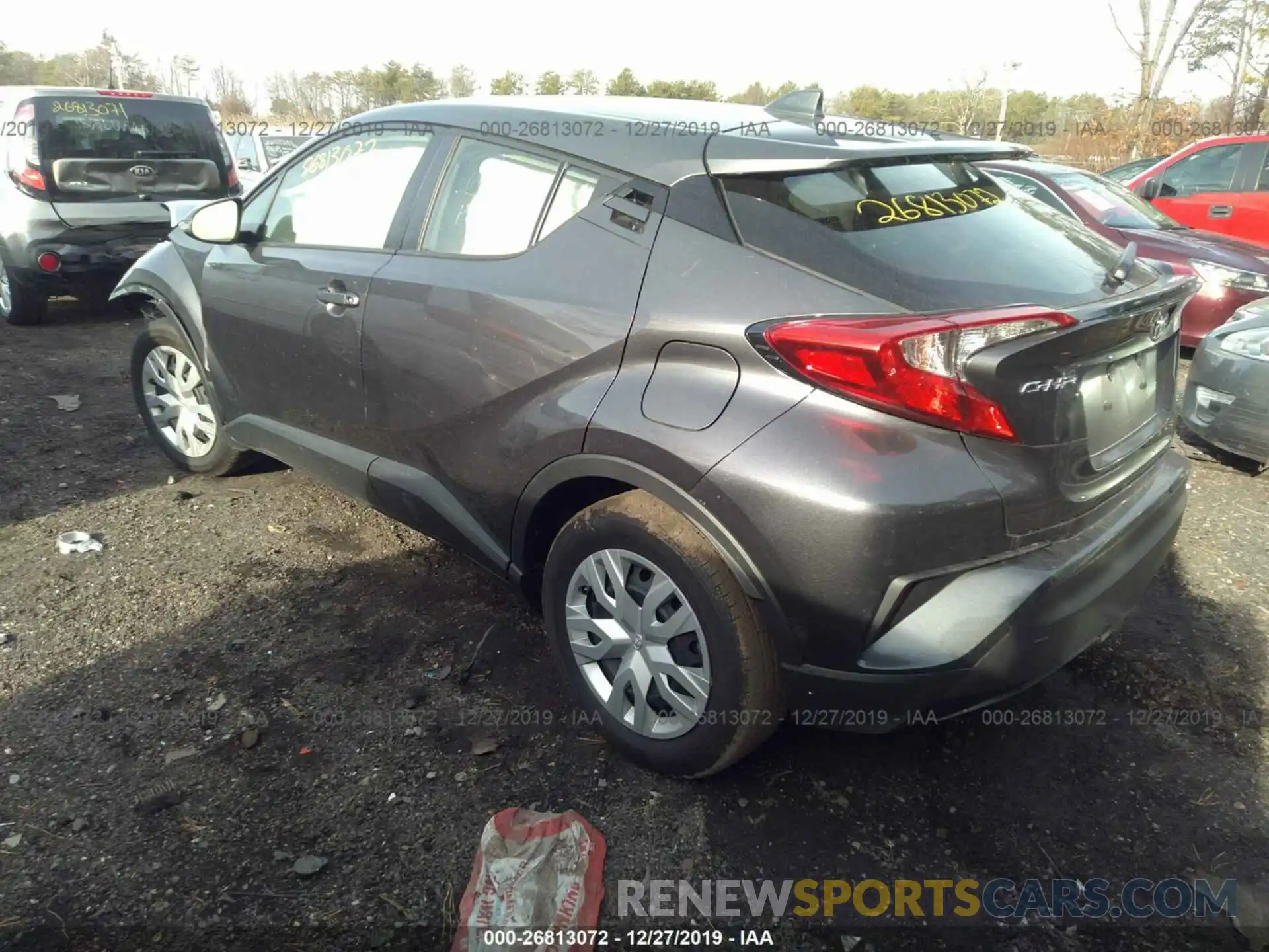 3 Photograph of a damaged car JTNKHMBX9K1033106 TOYOTA C-HR 2019