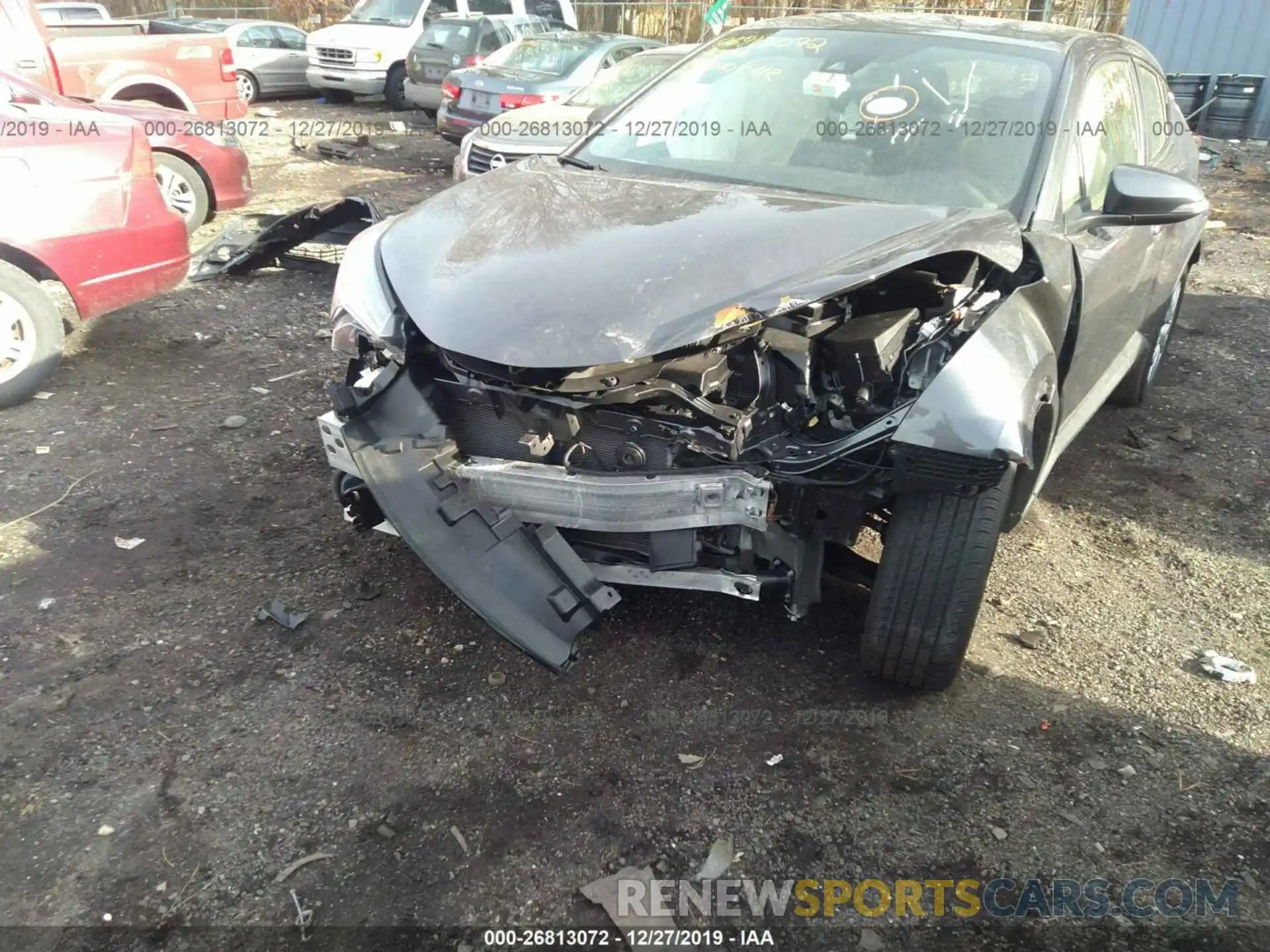 6 Photograph of a damaged car JTNKHMBX9K1033106 TOYOTA C-HR 2019