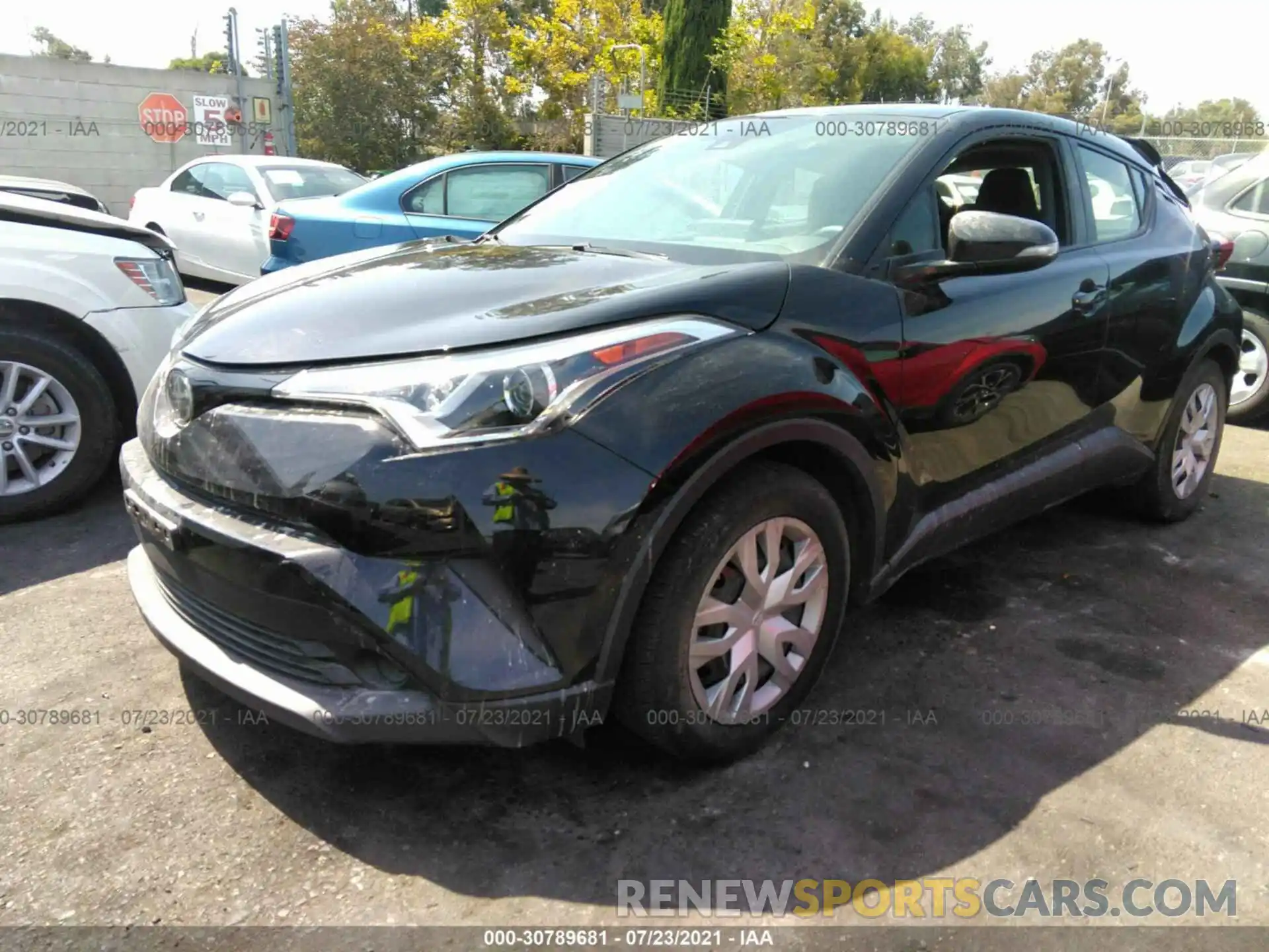 2 Photograph of a damaged car JTNKHMBX9K1033302 TOYOTA C-HR 2019