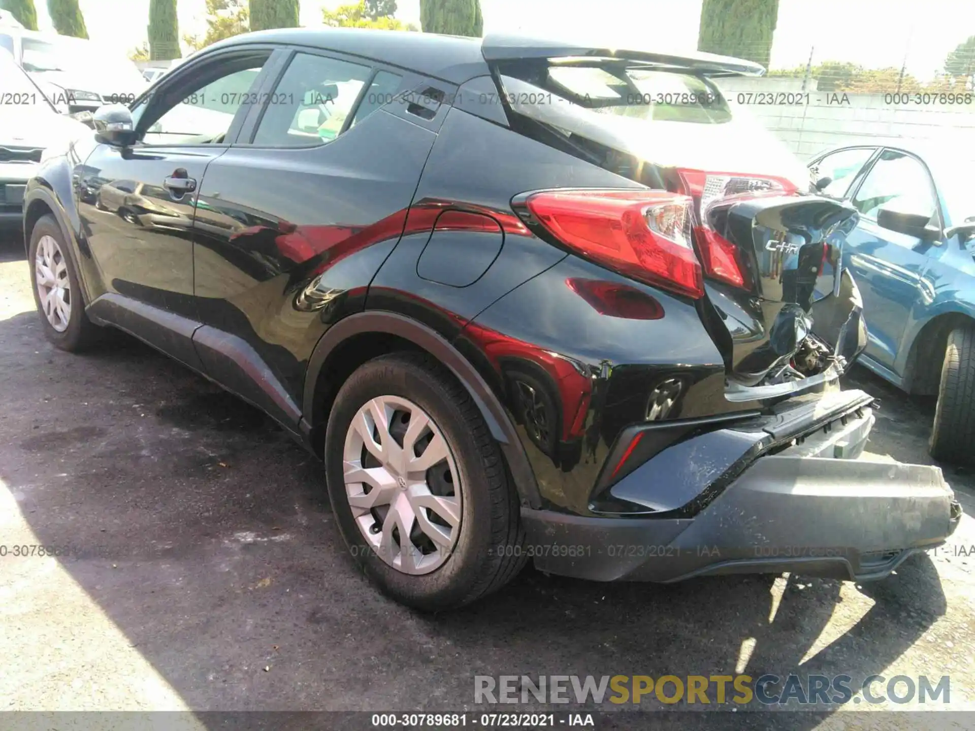 3 Photograph of a damaged car JTNKHMBX9K1033302 TOYOTA C-HR 2019