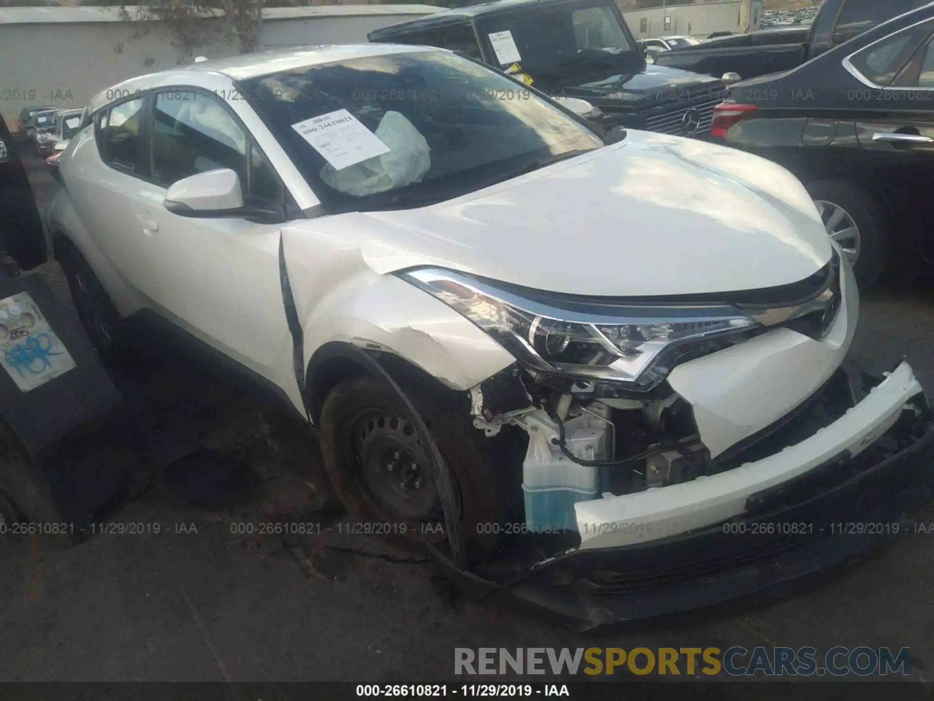 1 Photograph of a damaged car JTNKHMBX9K1033512 TOYOTA C-HR 2019