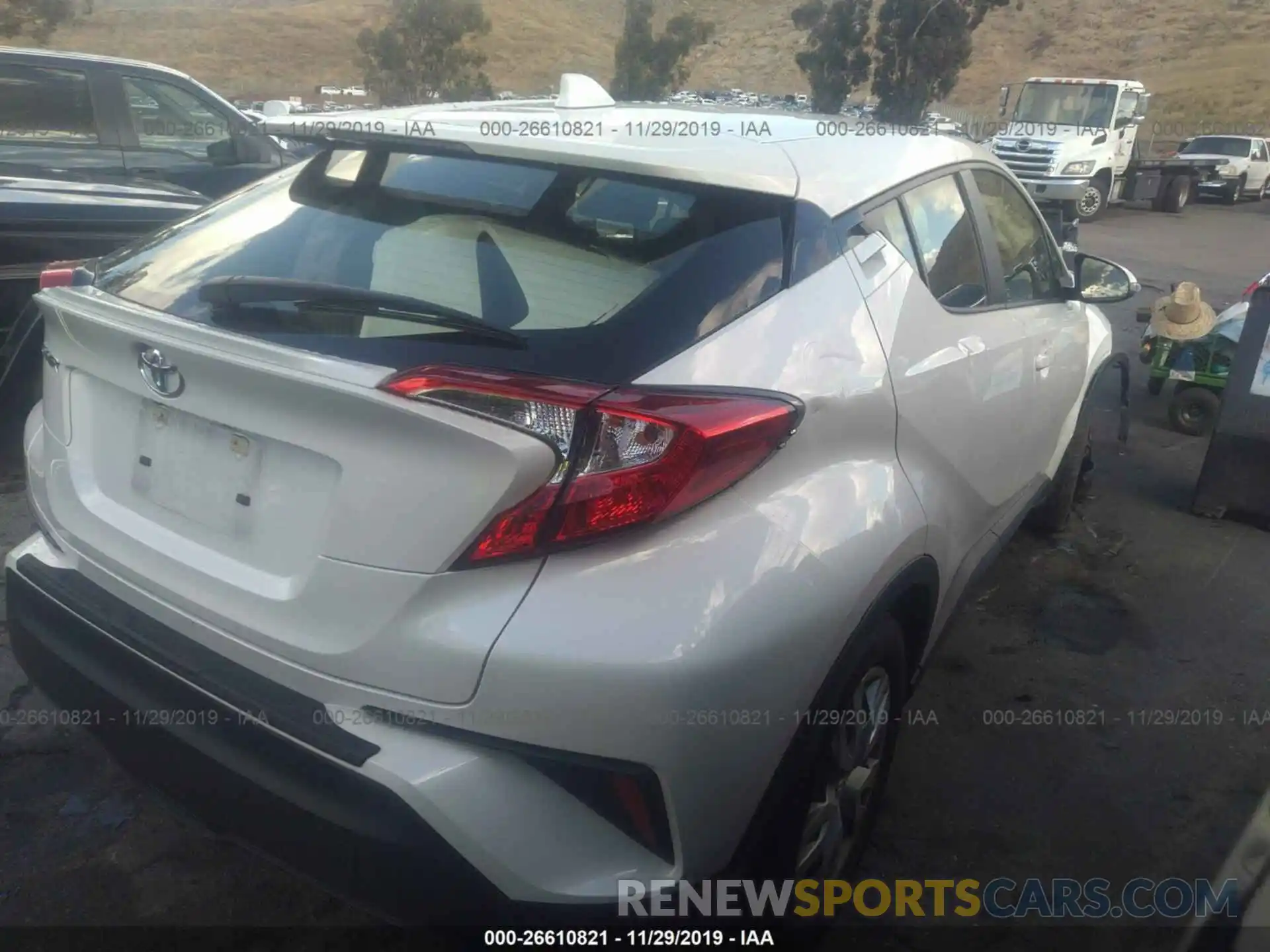 4 Photograph of a damaged car JTNKHMBX9K1033512 TOYOTA C-HR 2019