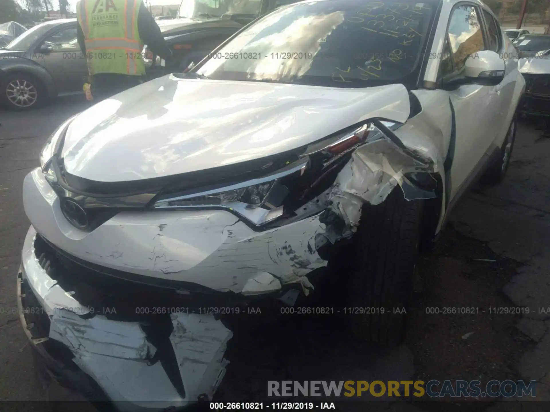 6 Photograph of a damaged car JTNKHMBX9K1033512 TOYOTA C-HR 2019