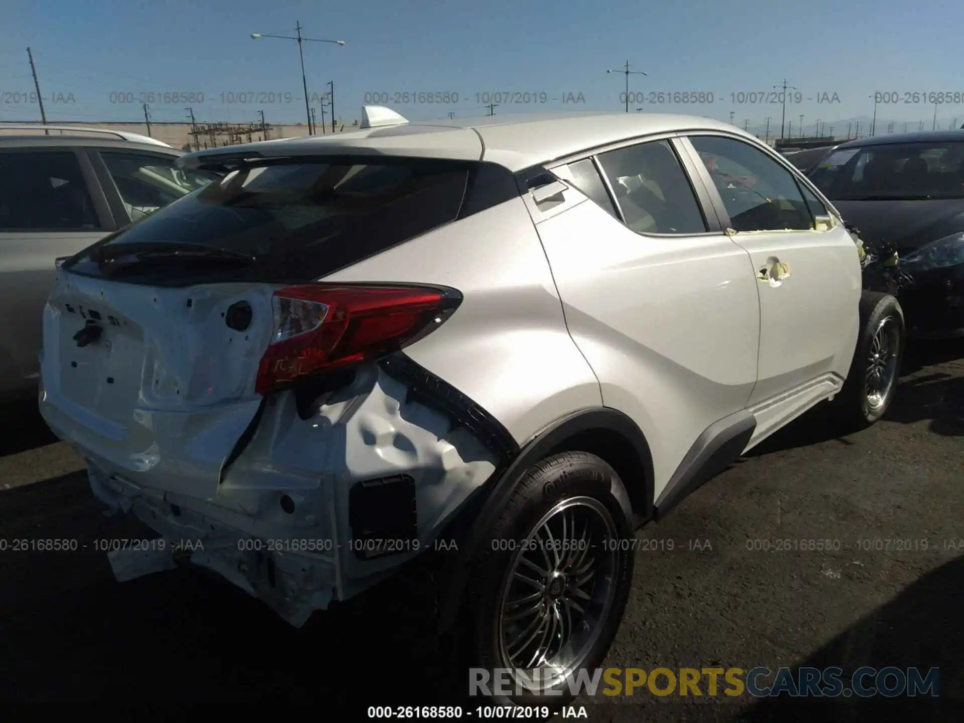 4 Photograph of a damaged car JTNKHMBX9K1033767 TOYOTA C-HR 2019