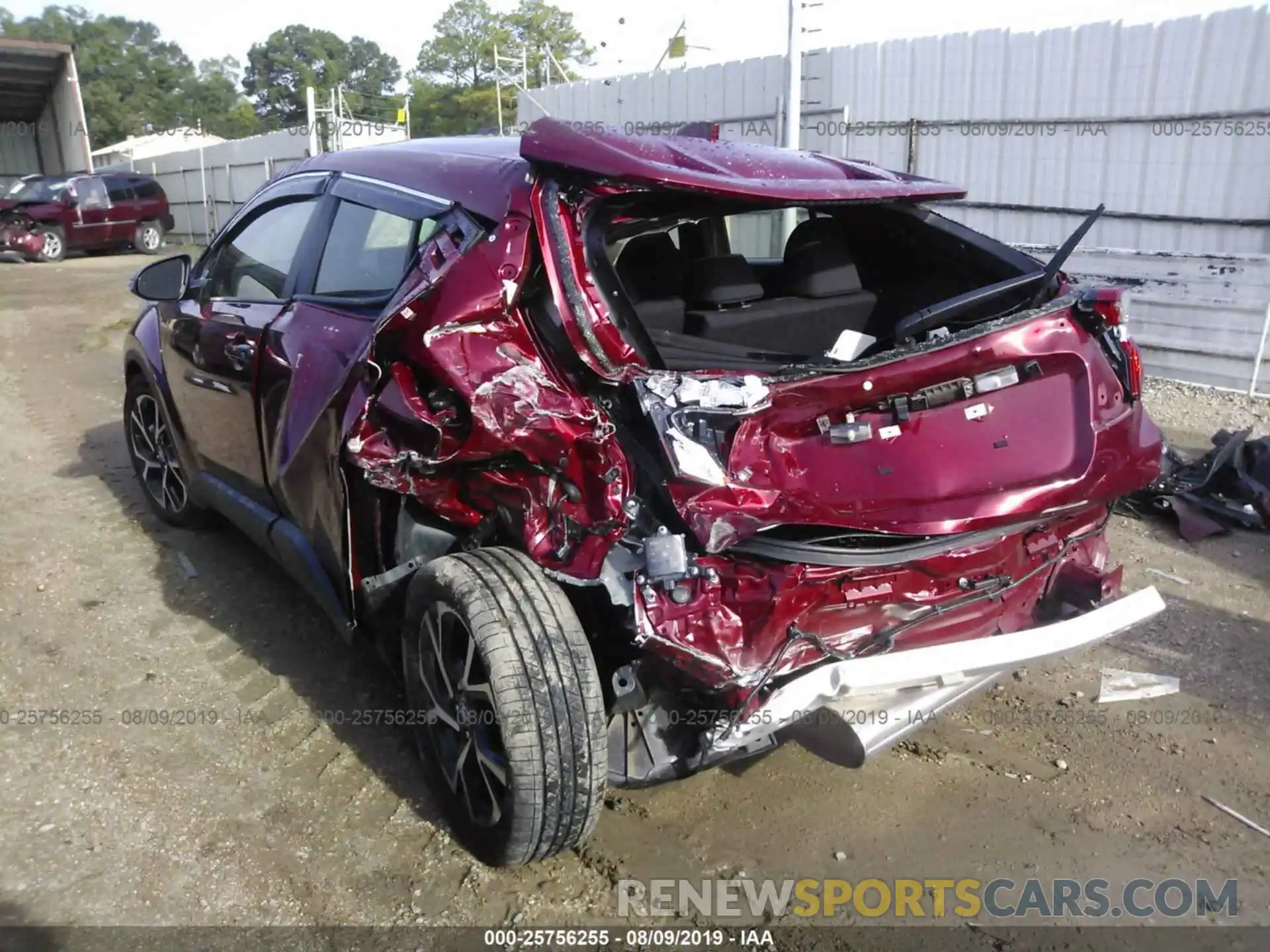 3 Photograph of a damaged car JTNKHMBX9K1034420 TOYOTA C-HR 2019