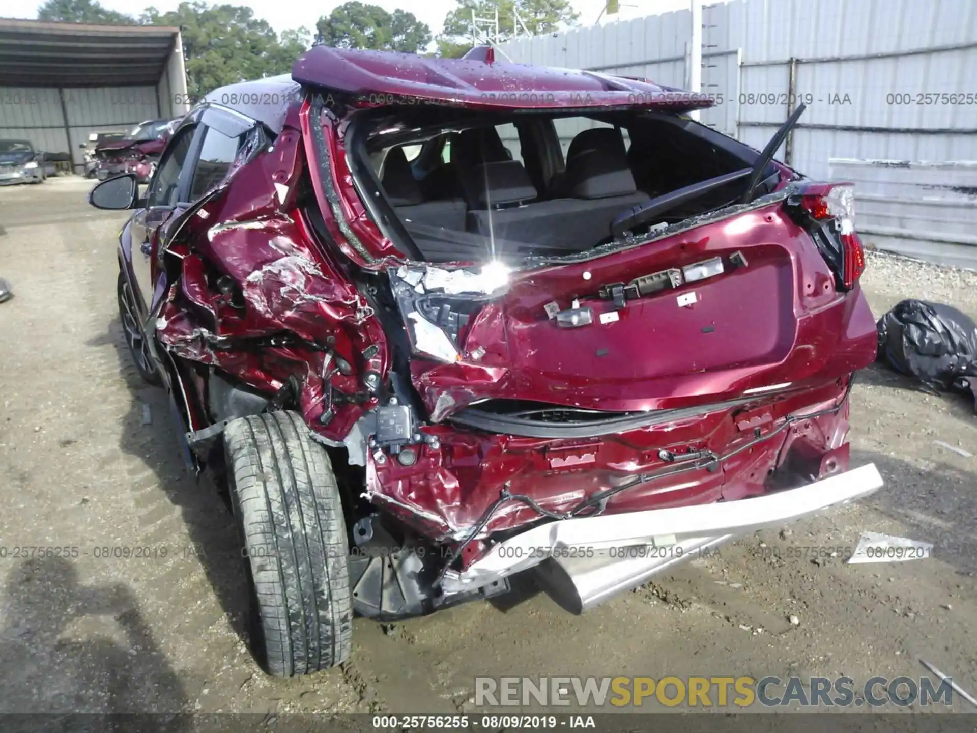 6 Photograph of a damaged car JTNKHMBX9K1034420 TOYOTA C-HR 2019