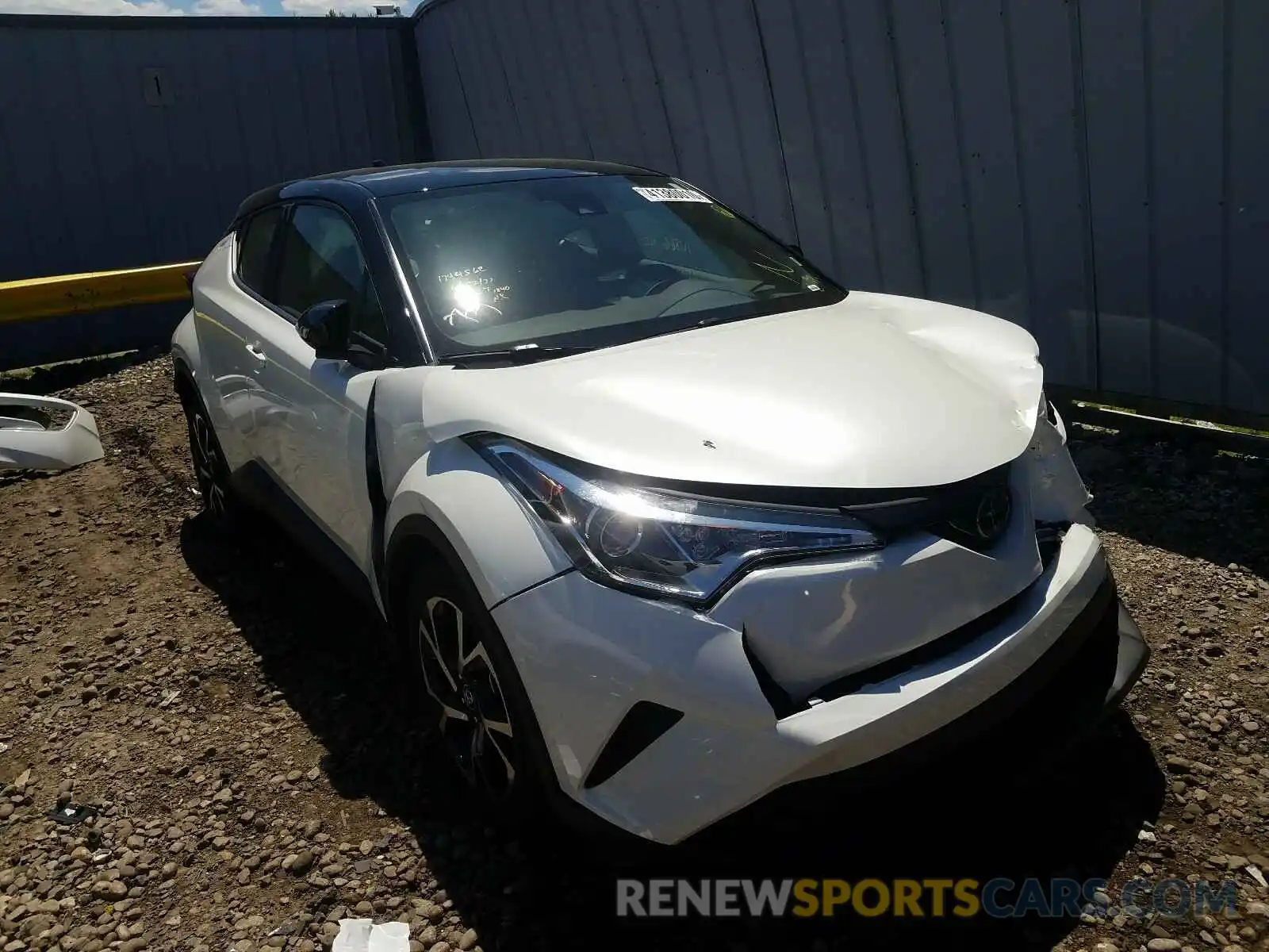 1 Photograph of a damaged car JTNKHMBX9K1034546 TOYOTA C-HR 2019