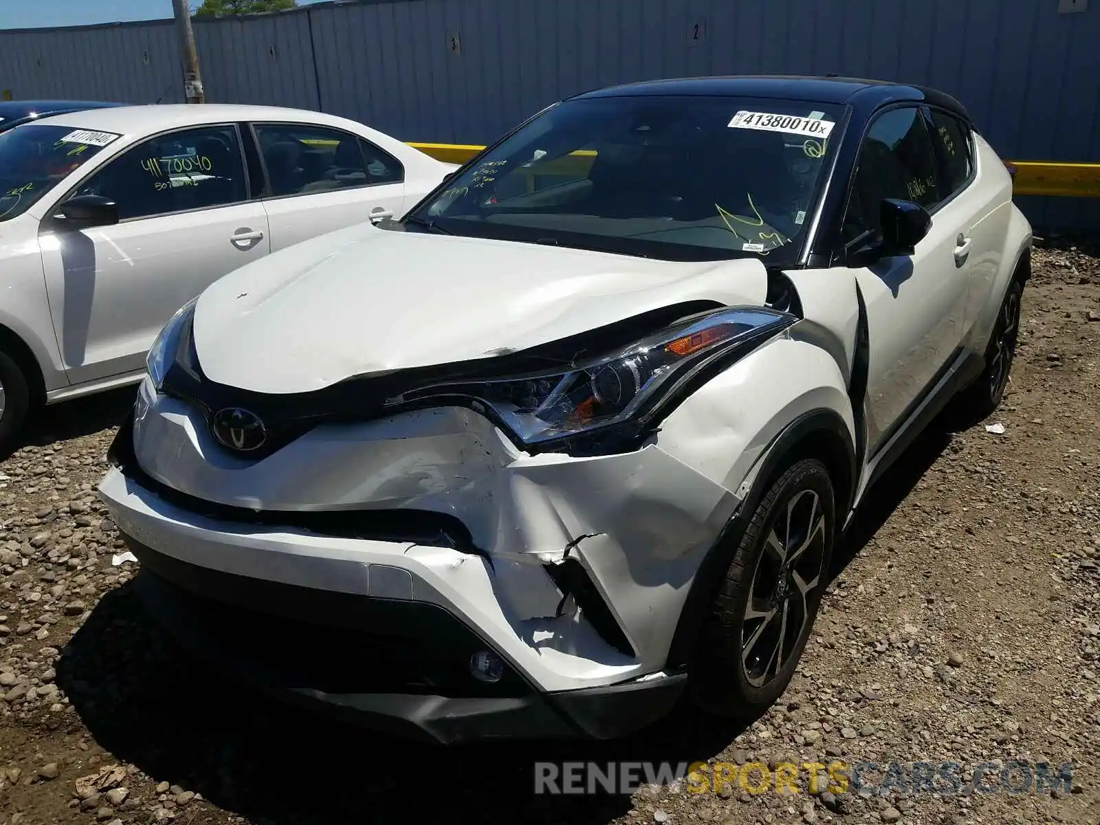 2 Photograph of a damaged car JTNKHMBX9K1034546 TOYOTA C-HR 2019