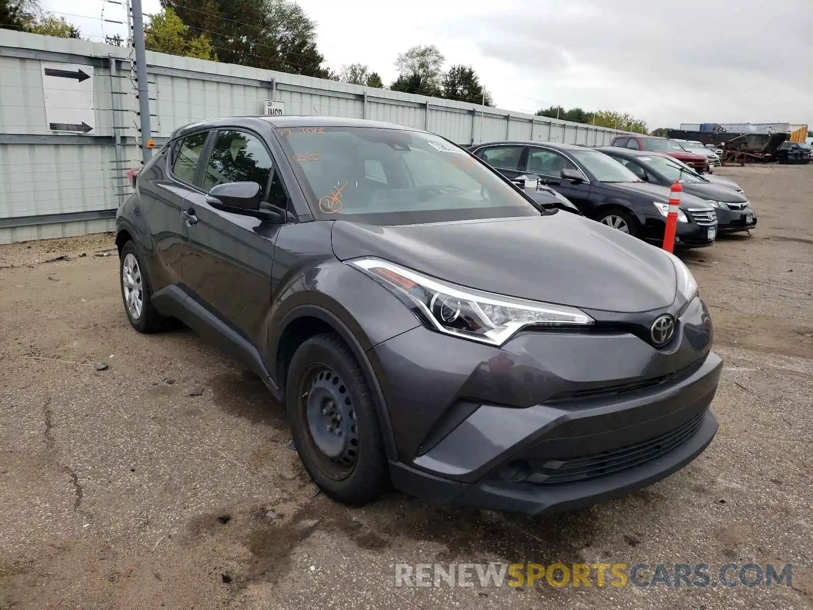 1 Photograph of a damaged car JTNKHMBX9K1035695 TOYOTA C-HR 2019