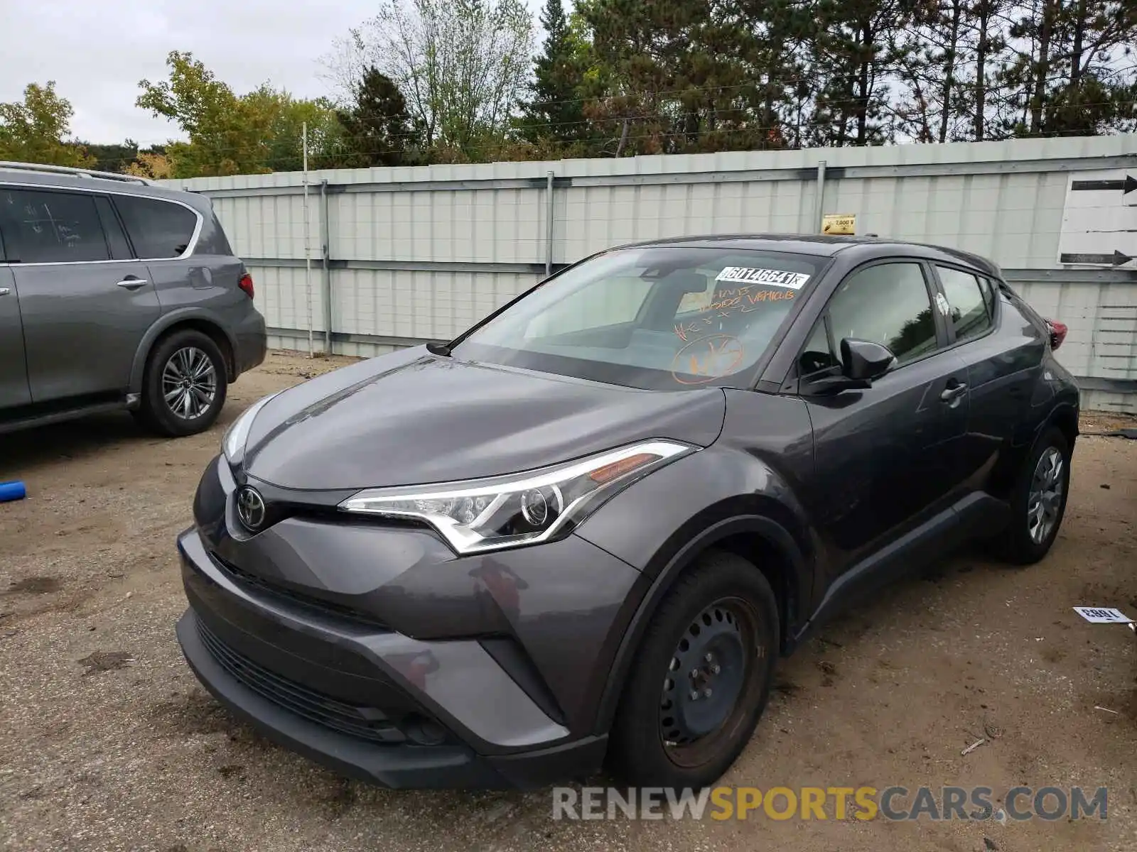 2 Photograph of a damaged car JTNKHMBX9K1035695 TOYOTA C-HR 2019