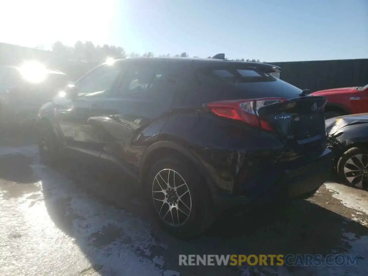 3 Photograph of a damaged car JTNKHMBX9K1035714 TOYOTA C-HR 2019