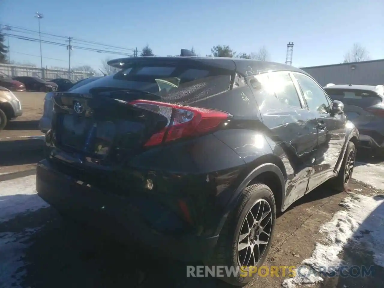 4 Photograph of a damaged car JTNKHMBX9K1035714 TOYOTA C-HR 2019