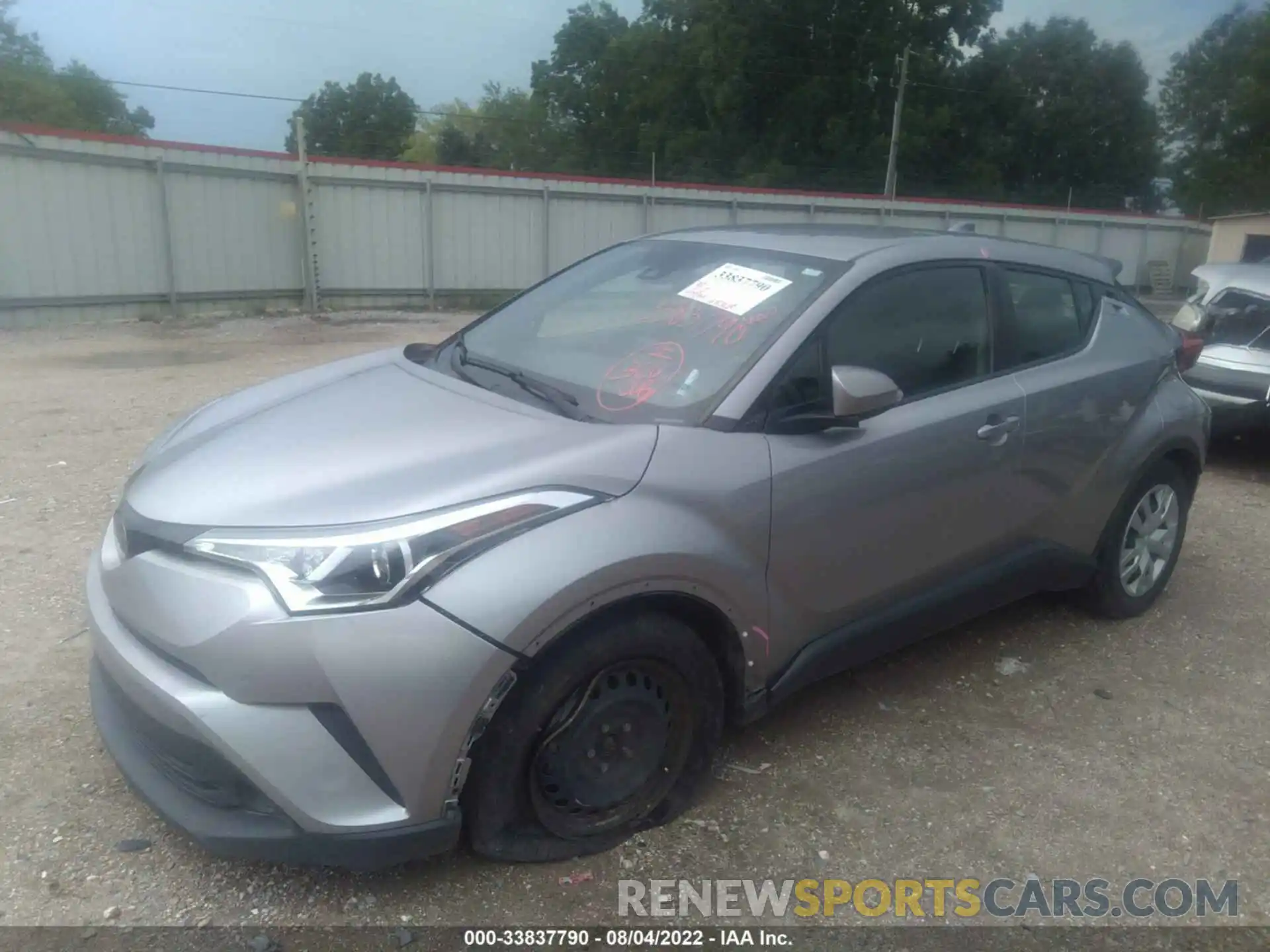 2 Photograph of a damaged car JTNKHMBX9K1035888 TOYOTA C-HR 2019