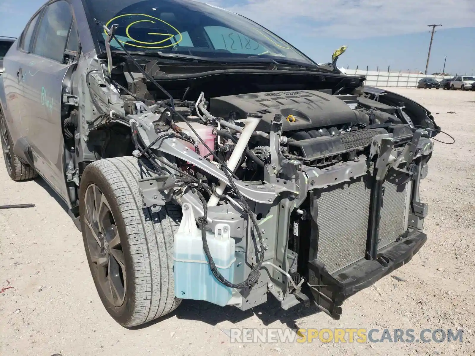 9 Photograph of a damaged car JTNKHMBX9K1036751 TOYOTA C-HR 2019