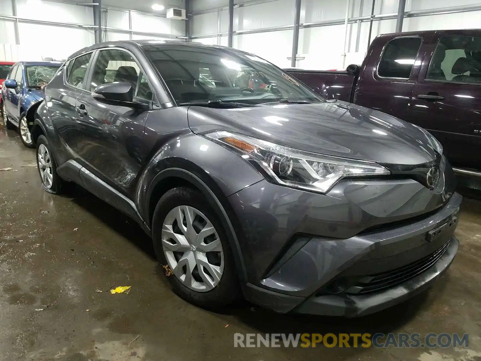 1 Photograph of a damaged car JTNKHMBX9K1036829 TOYOTA C-HR 2019