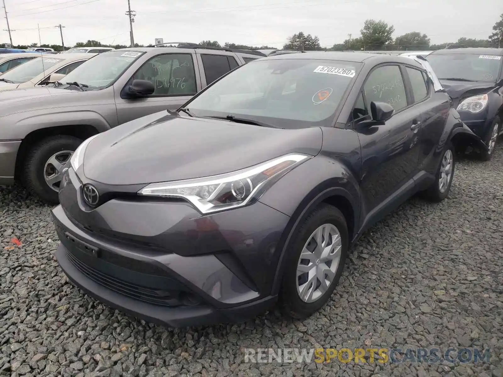 2 Фотография поврежденного автомобиля JTNKHMBX9K1036829 TOYOTA C-HR 2019