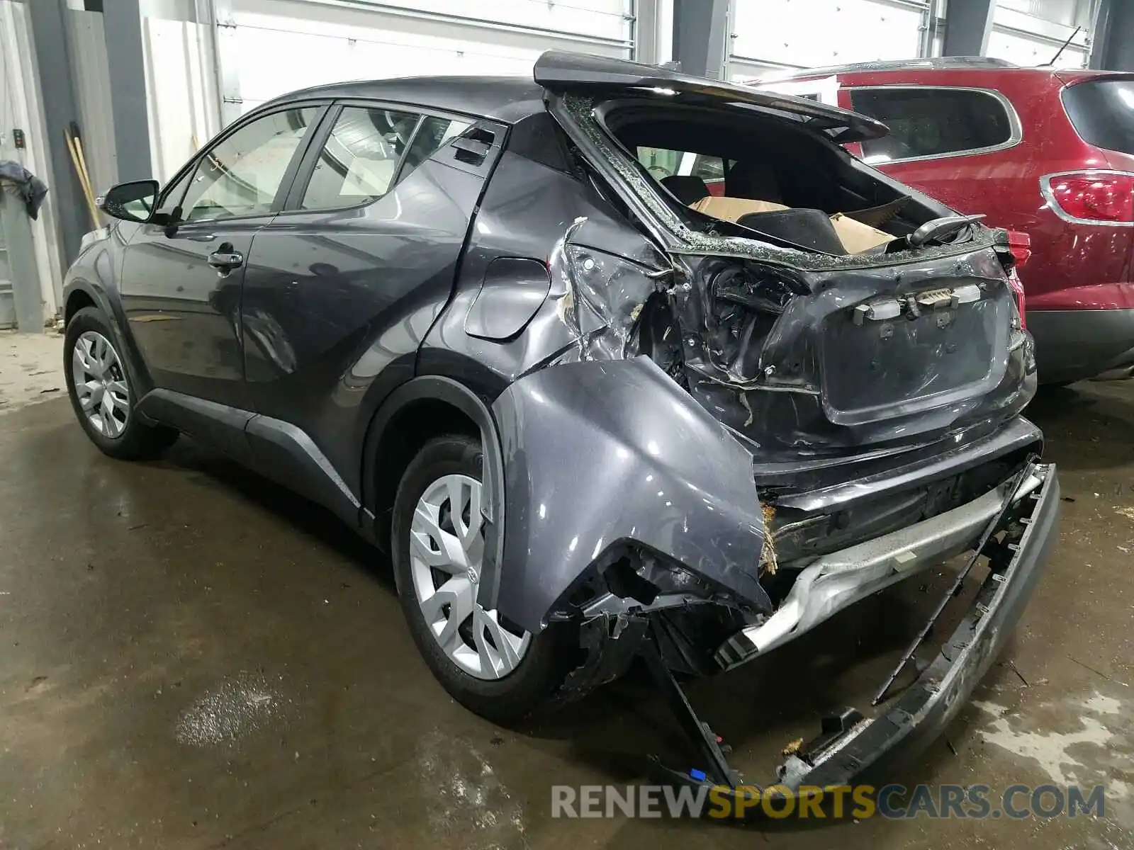 3 Photograph of a damaged car JTNKHMBX9K1036829 TOYOTA C-HR 2019