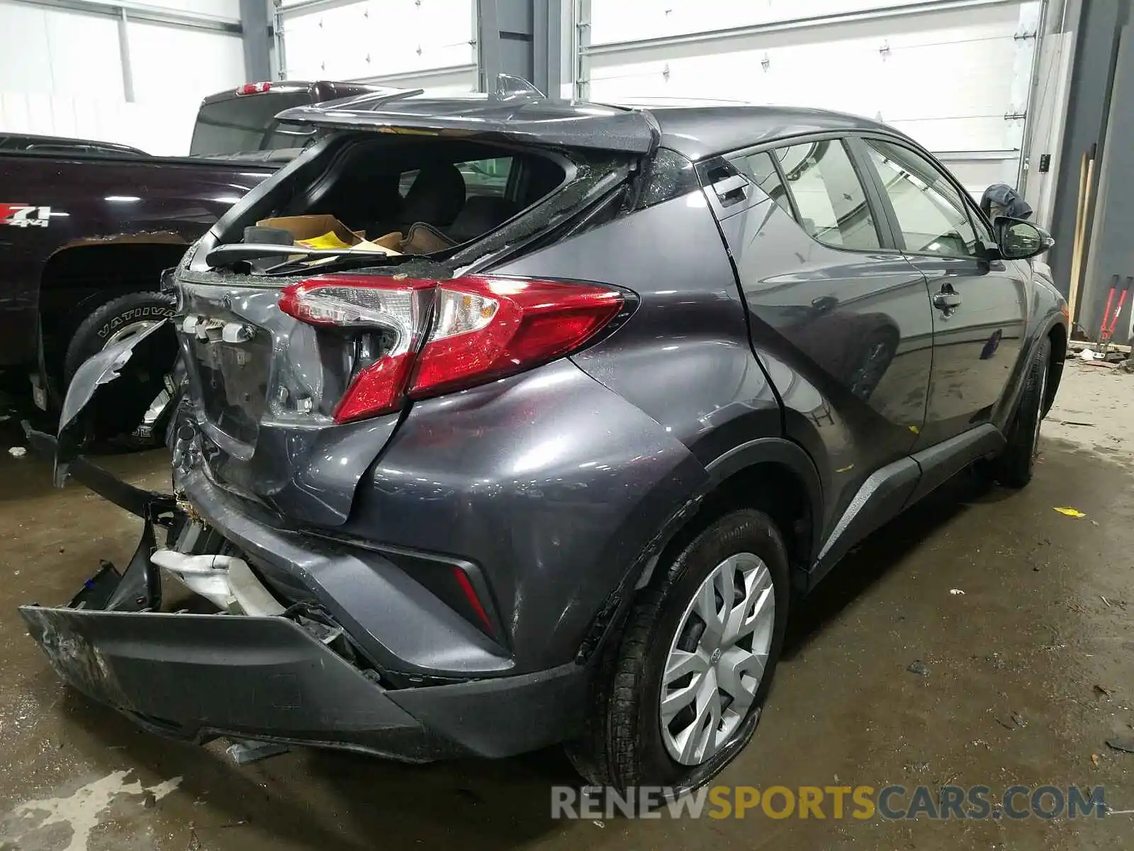 4 Photograph of a damaged car JTNKHMBX9K1036829 TOYOTA C-HR 2019