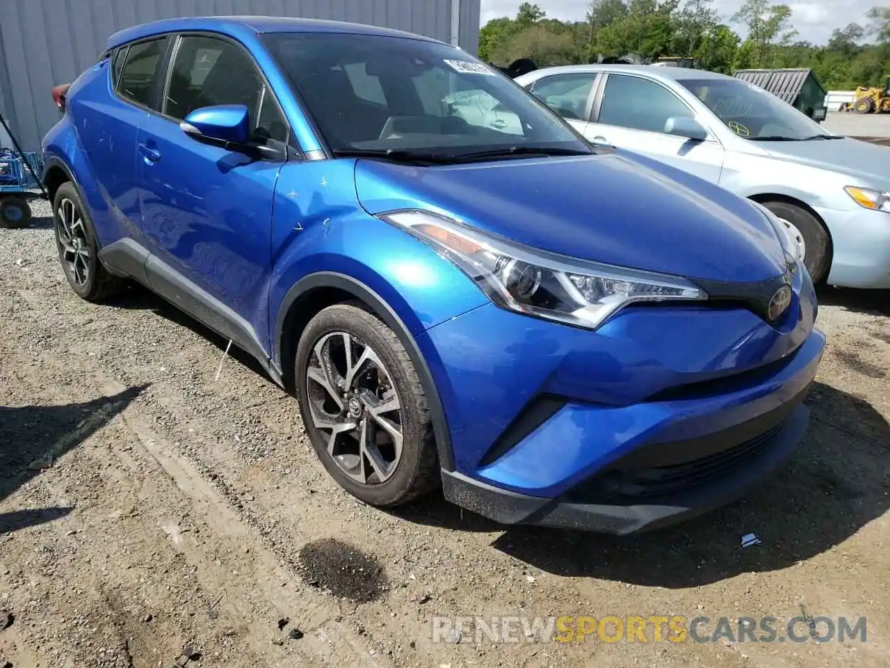 1 Photograph of a damaged car JTNKHMBX9K1037317 TOYOTA C-HR 2019