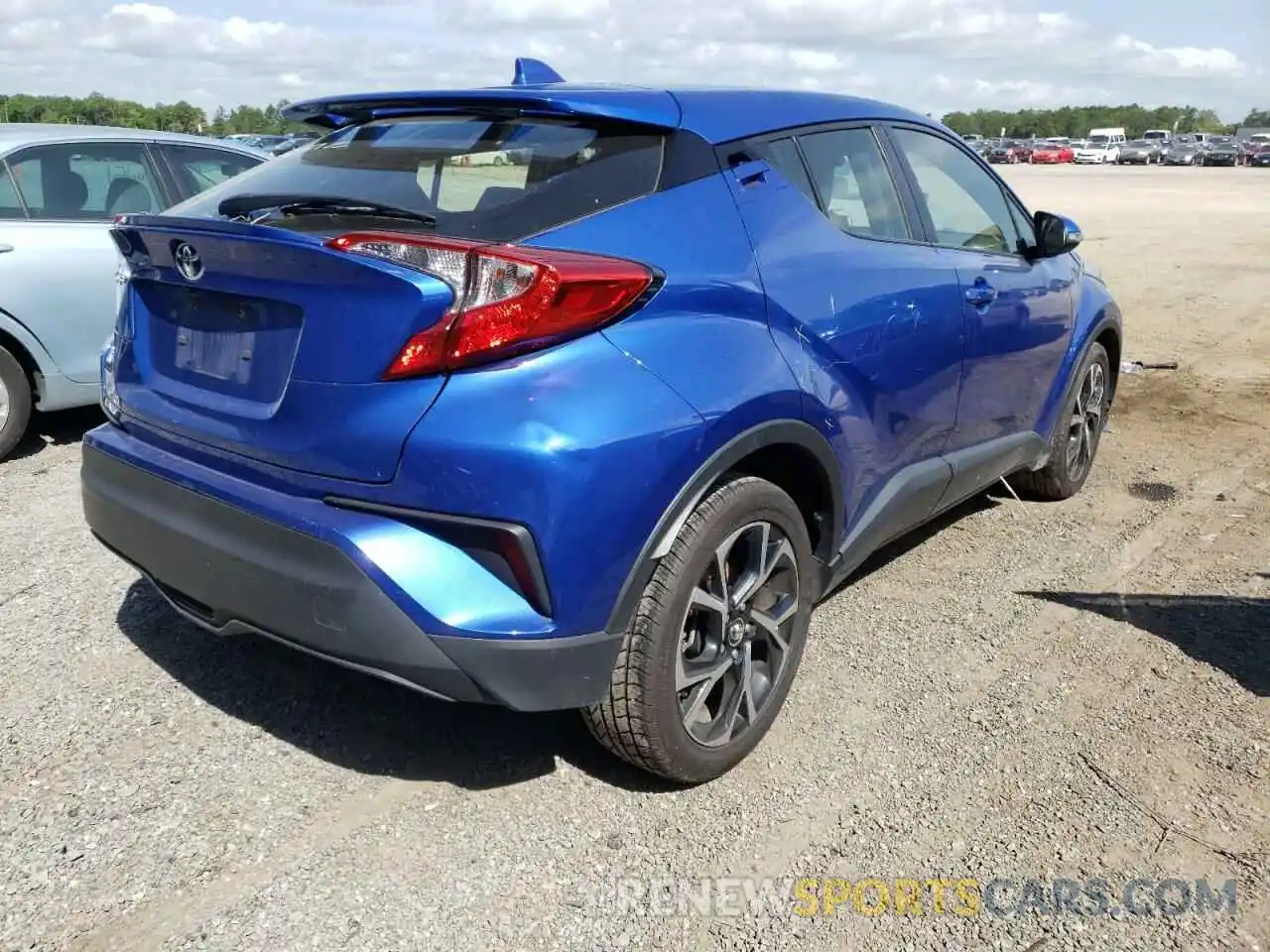 4 Фотография поврежденного автомобиля JTNKHMBX9K1037317 TOYOTA C-HR 2019