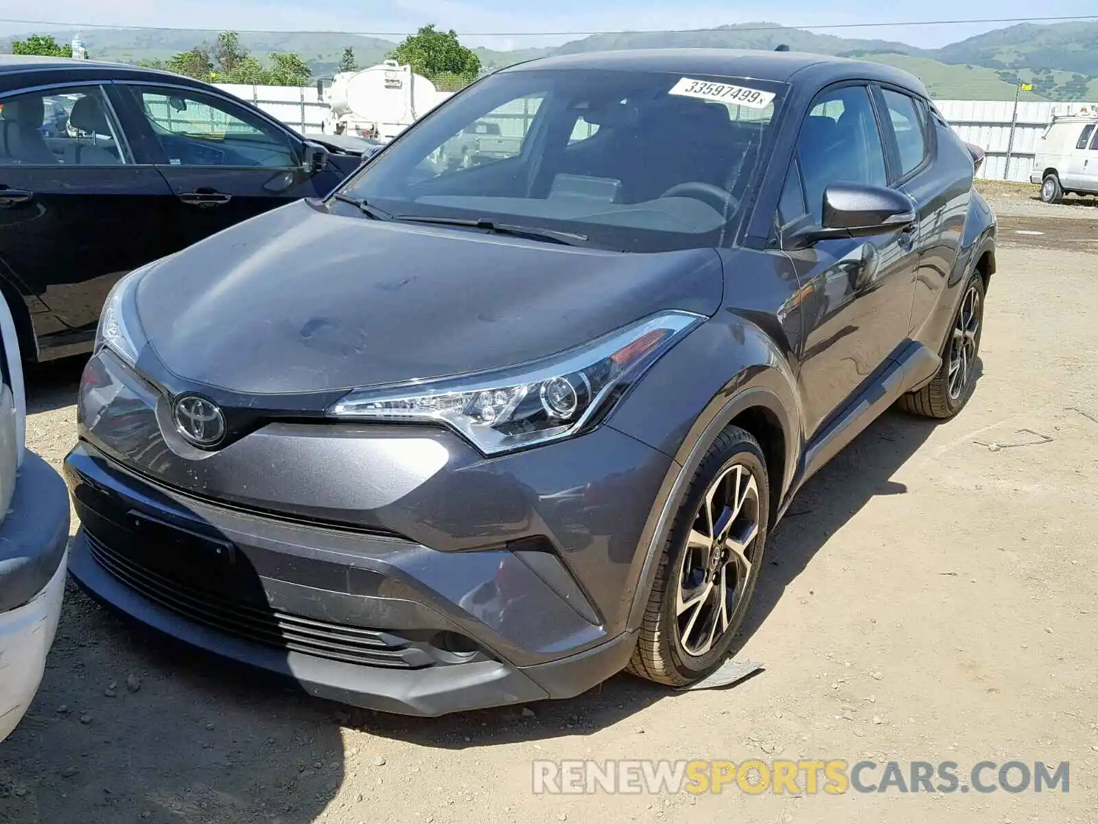 2 Photograph of a damaged car JTNKHMBX9K1037639 TOYOTA C-HR 2019