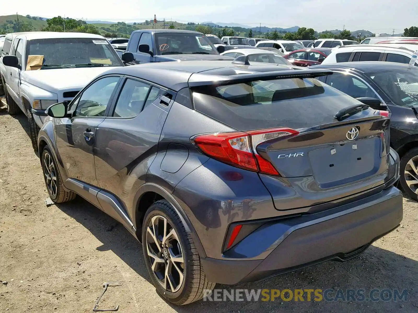 3 Photograph of a damaged car JTNKHMBX9K1037639 TOYOTA C-HR 2019