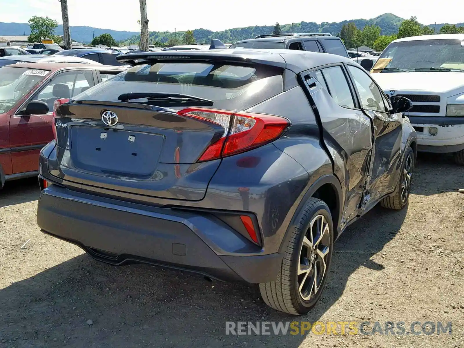 4 Photograph of a damaged car JTNKHMBX9K1037639 TOYOTA C-HR 2019