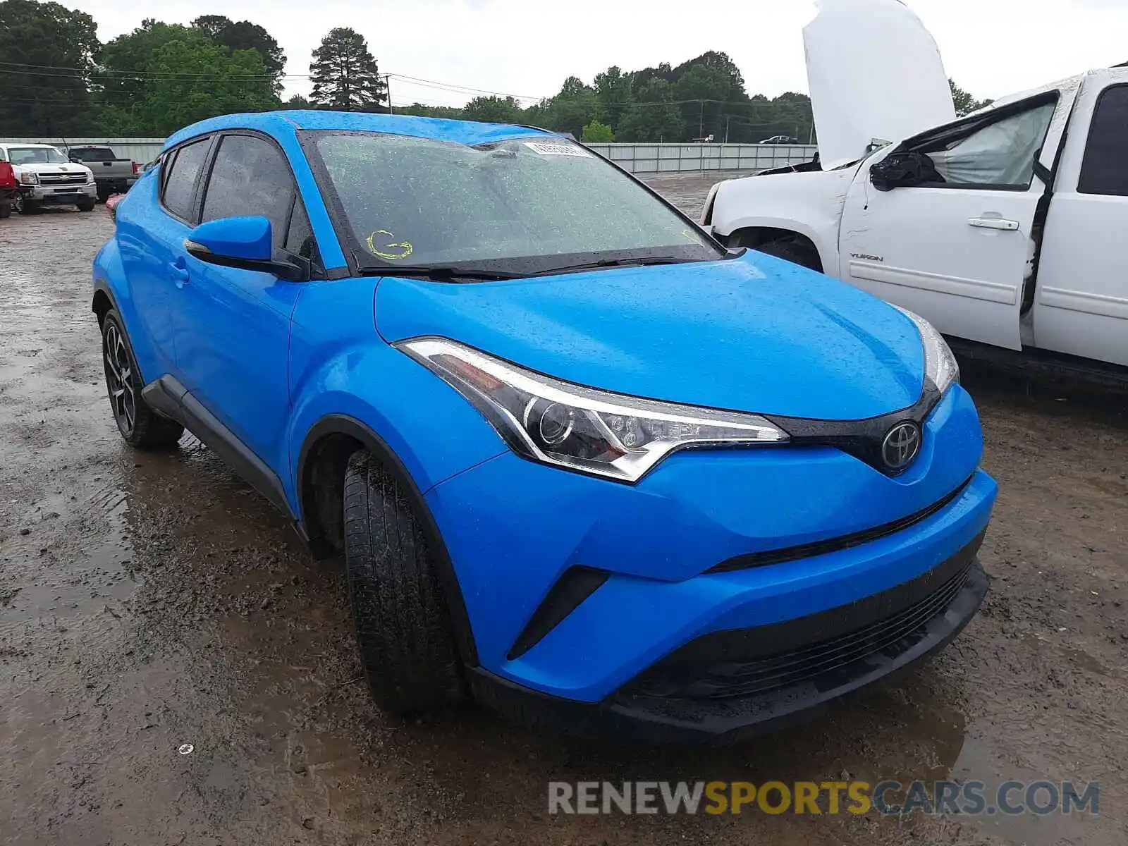 1 Photograph of a damaged car JTNKHMBX9K1037818 TOYOTA C-HR 2019