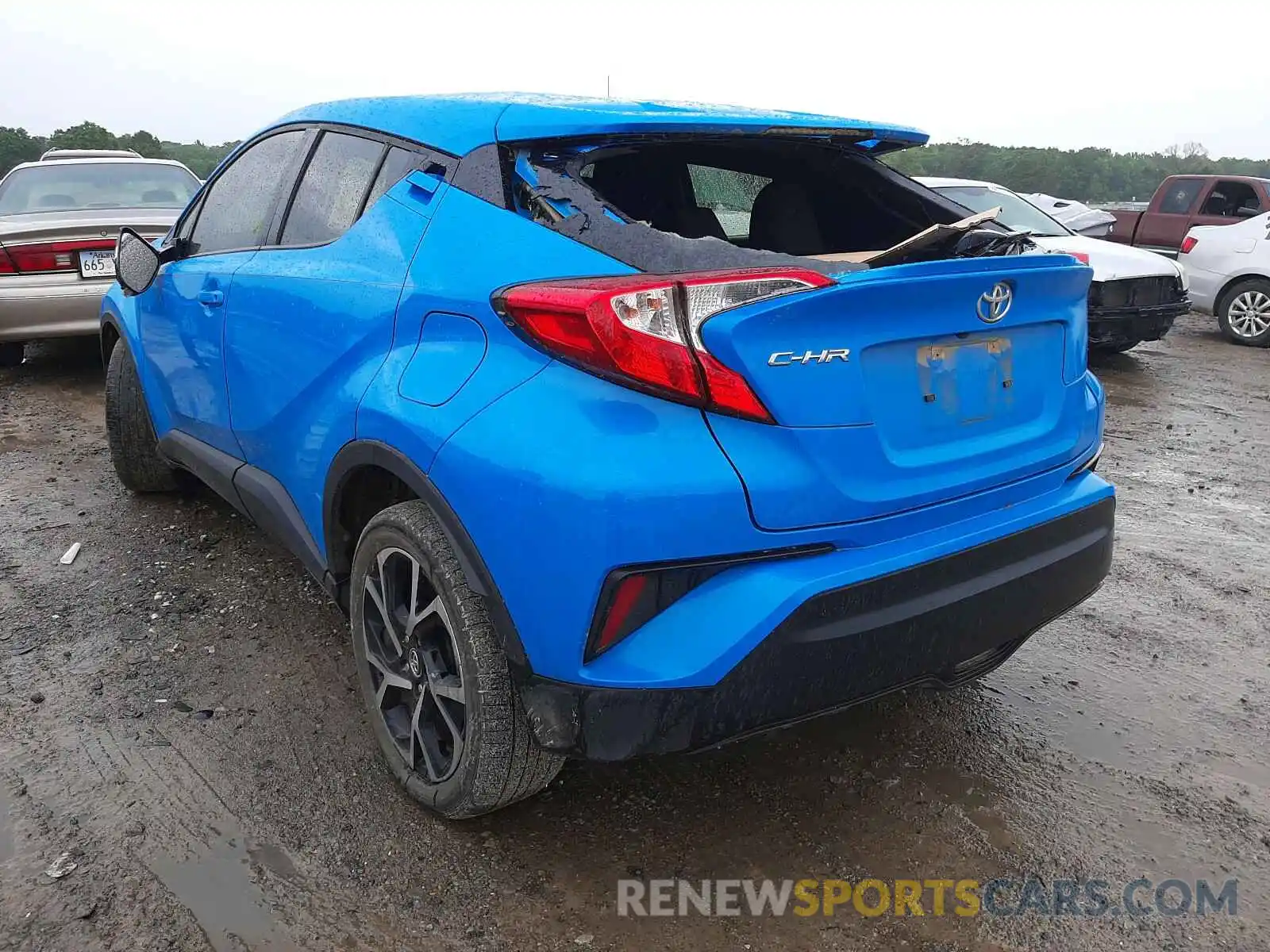 3 Photograph of a damaged car JTNKHMBX9K1037818 TOYOTA C-HR 2019