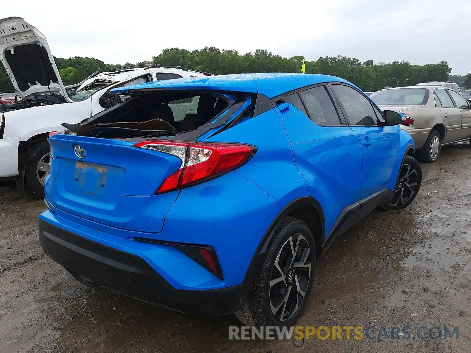 4 Photograph of a damaged car JTNKHMBX9K1037818 TOYOTA C-HR 2019