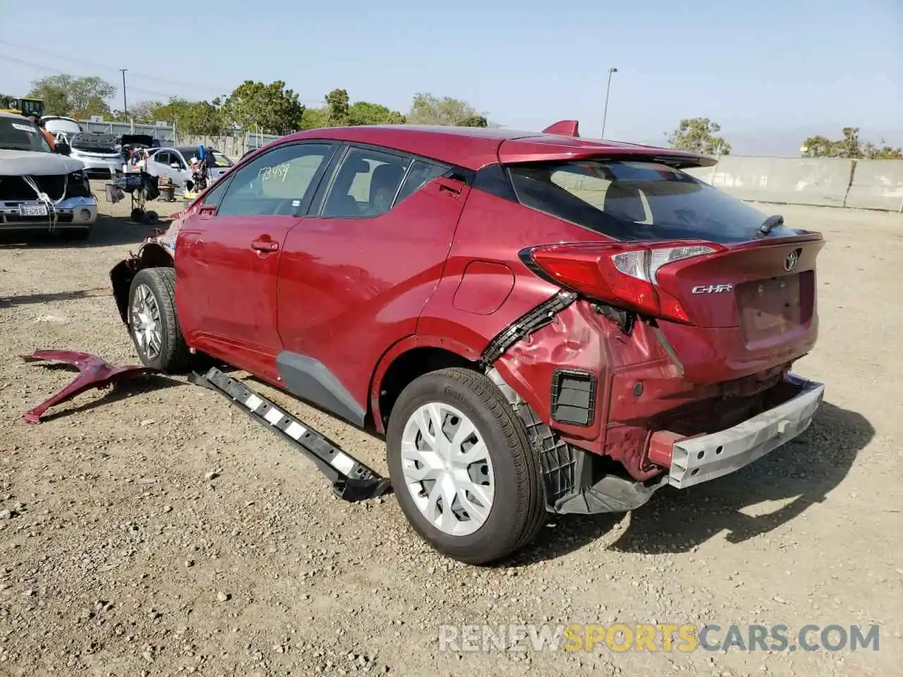 3 Photograph of a damaged car JTNKHMBX9K1039021 TOYOTA C-HR 2019